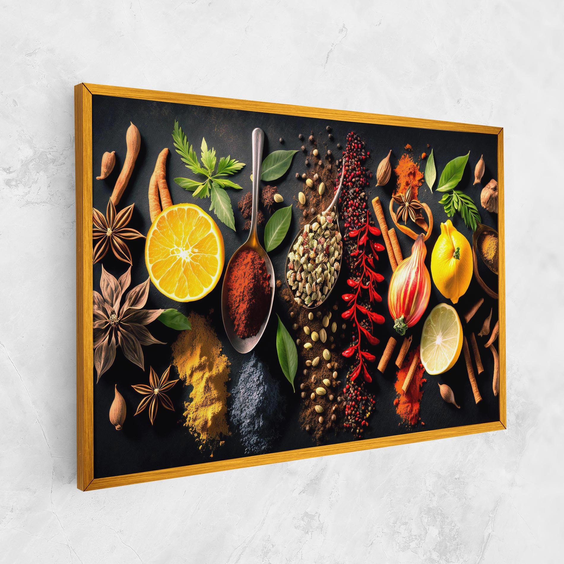 Картина на платно Closeup Pices mockup 1