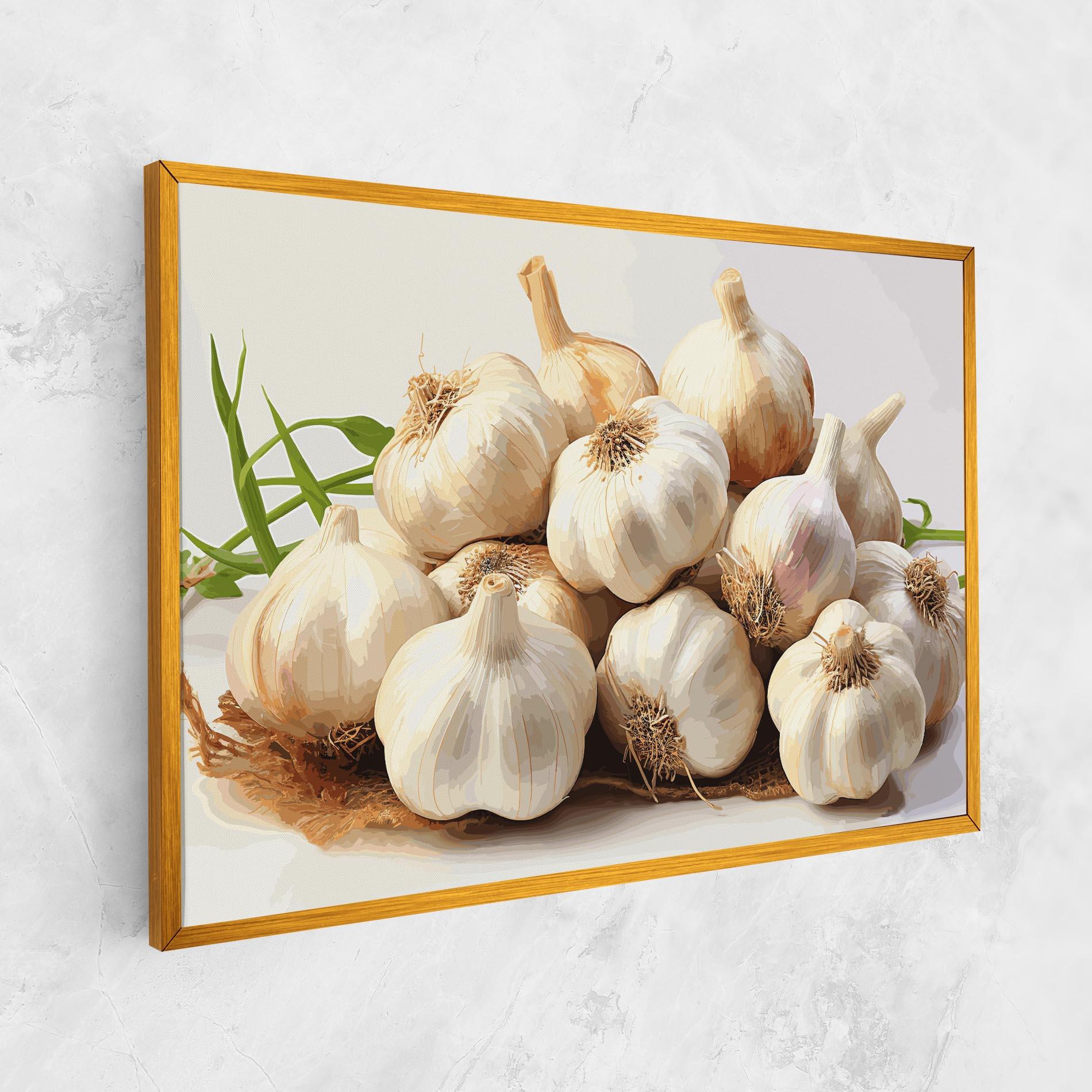 Картина на платно Garlic Art mockup 1