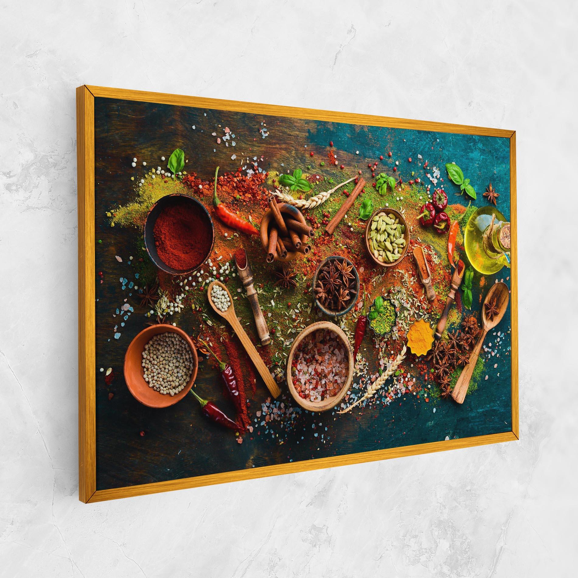 Картина на платно Seasonings Mix mockup 1