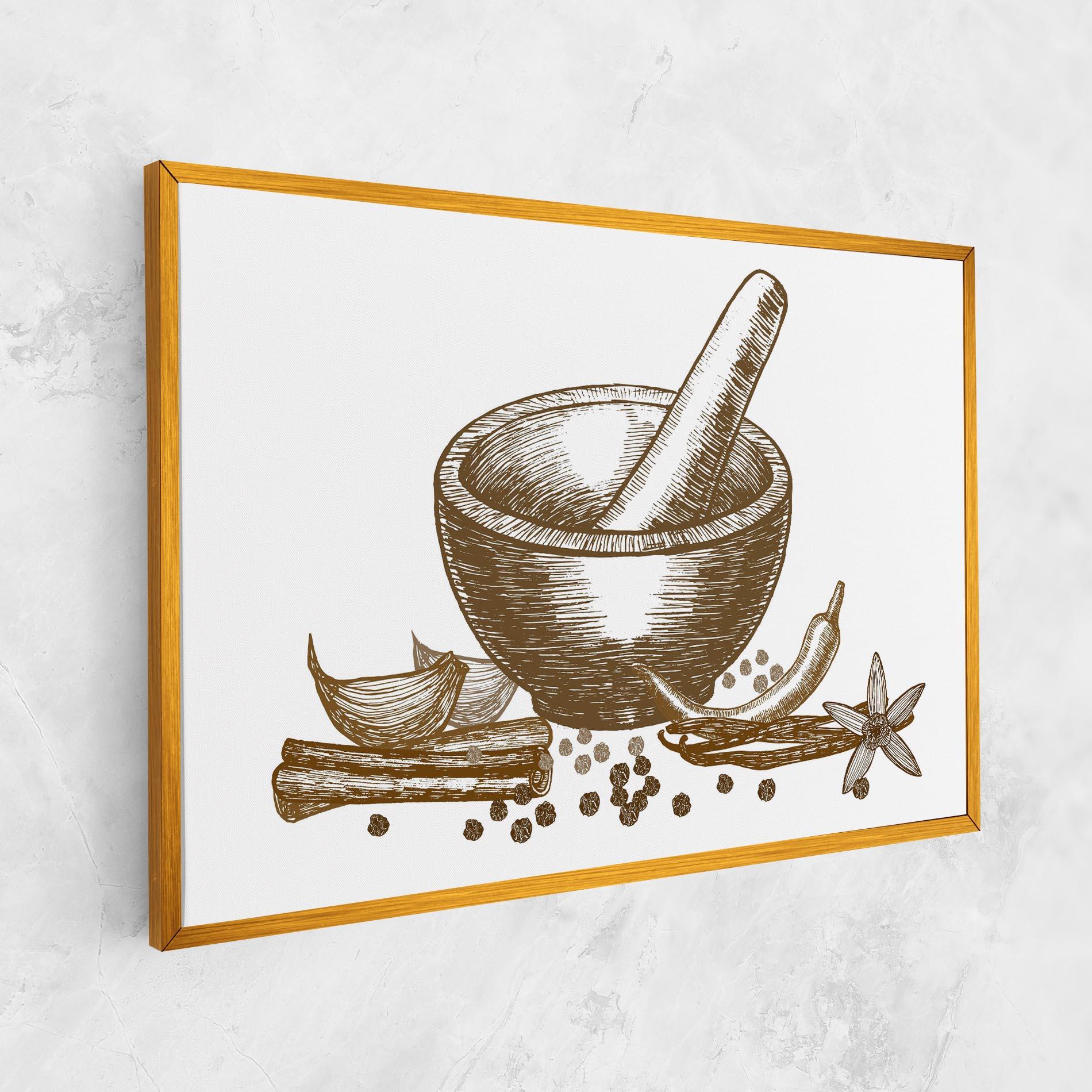 Картина на платно Spicies mockup 1