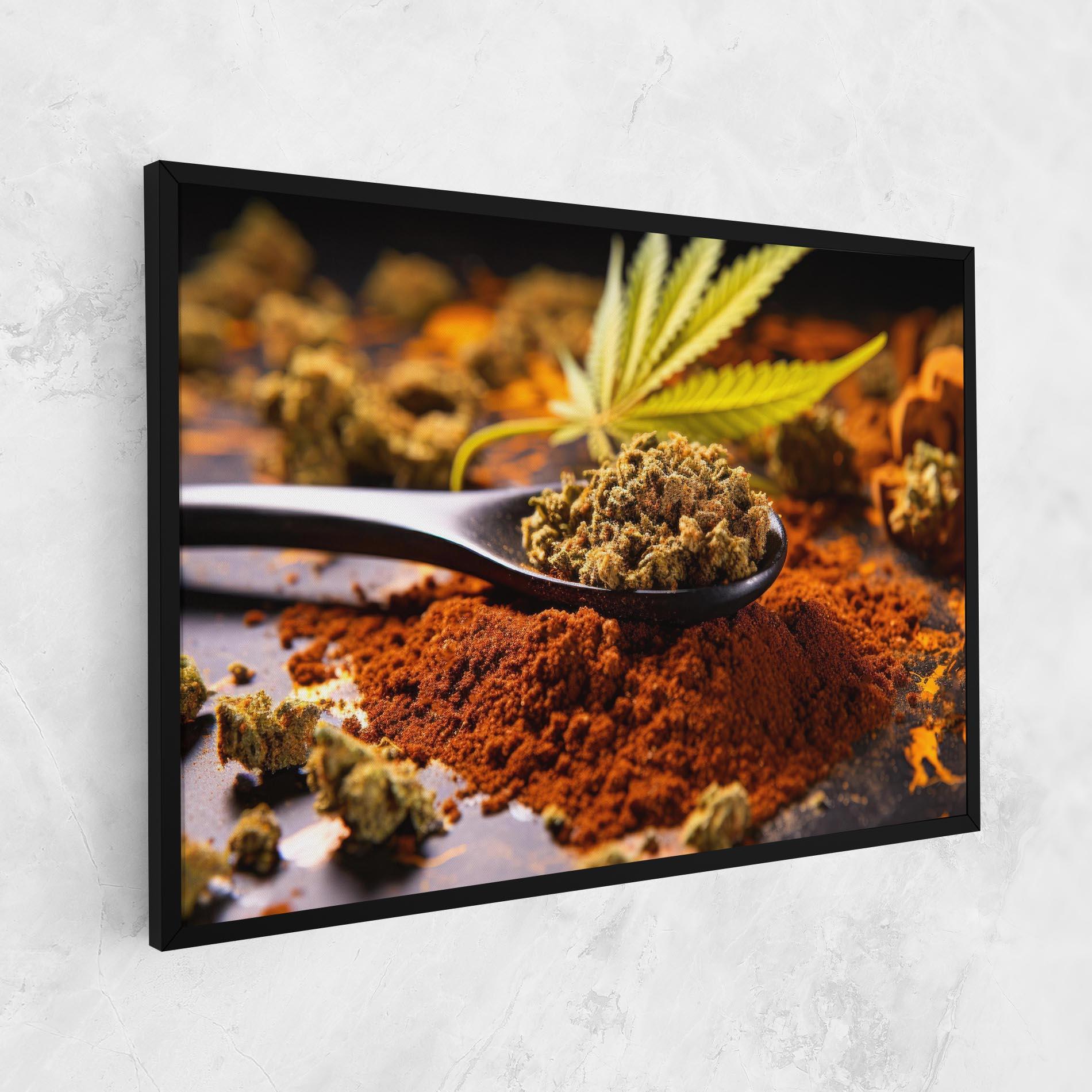 Картина на платно Cannabis Seasoning mockup 1