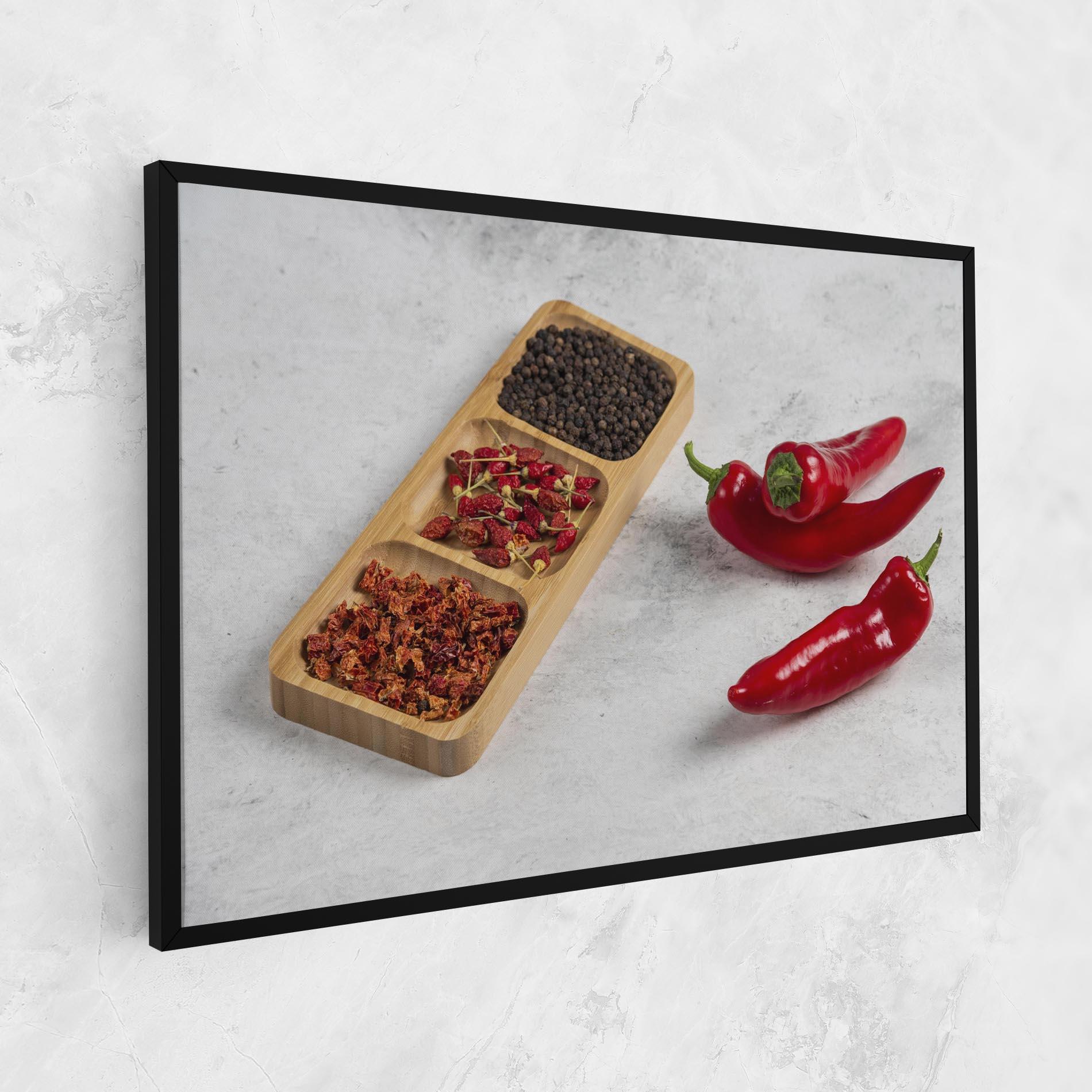 Картина на платно Hot Chili Spices mockup 1