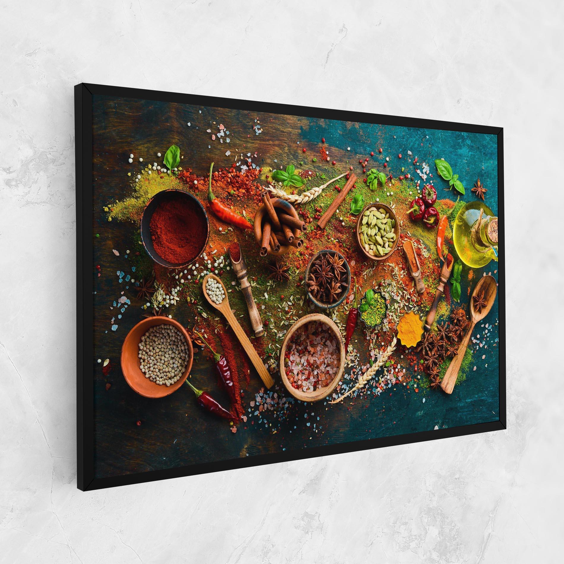 Картина на платно Seasonings Mix mockup 1