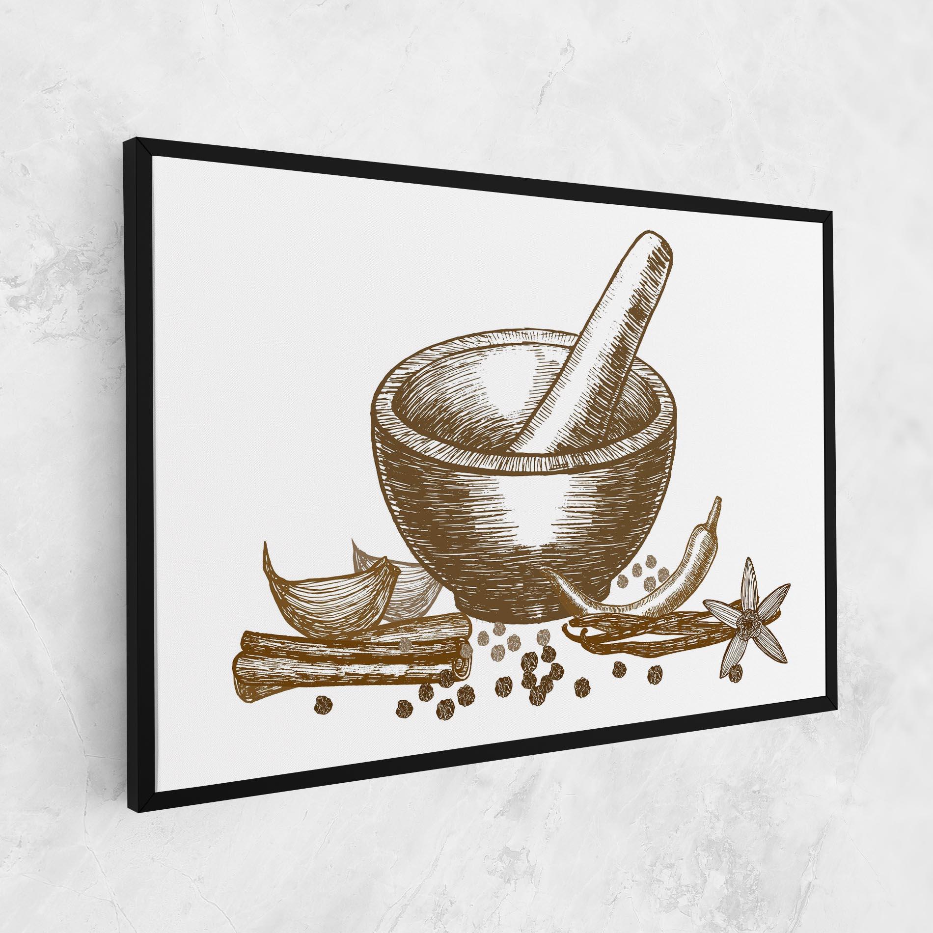 Картина на платно Spicies mockup 1