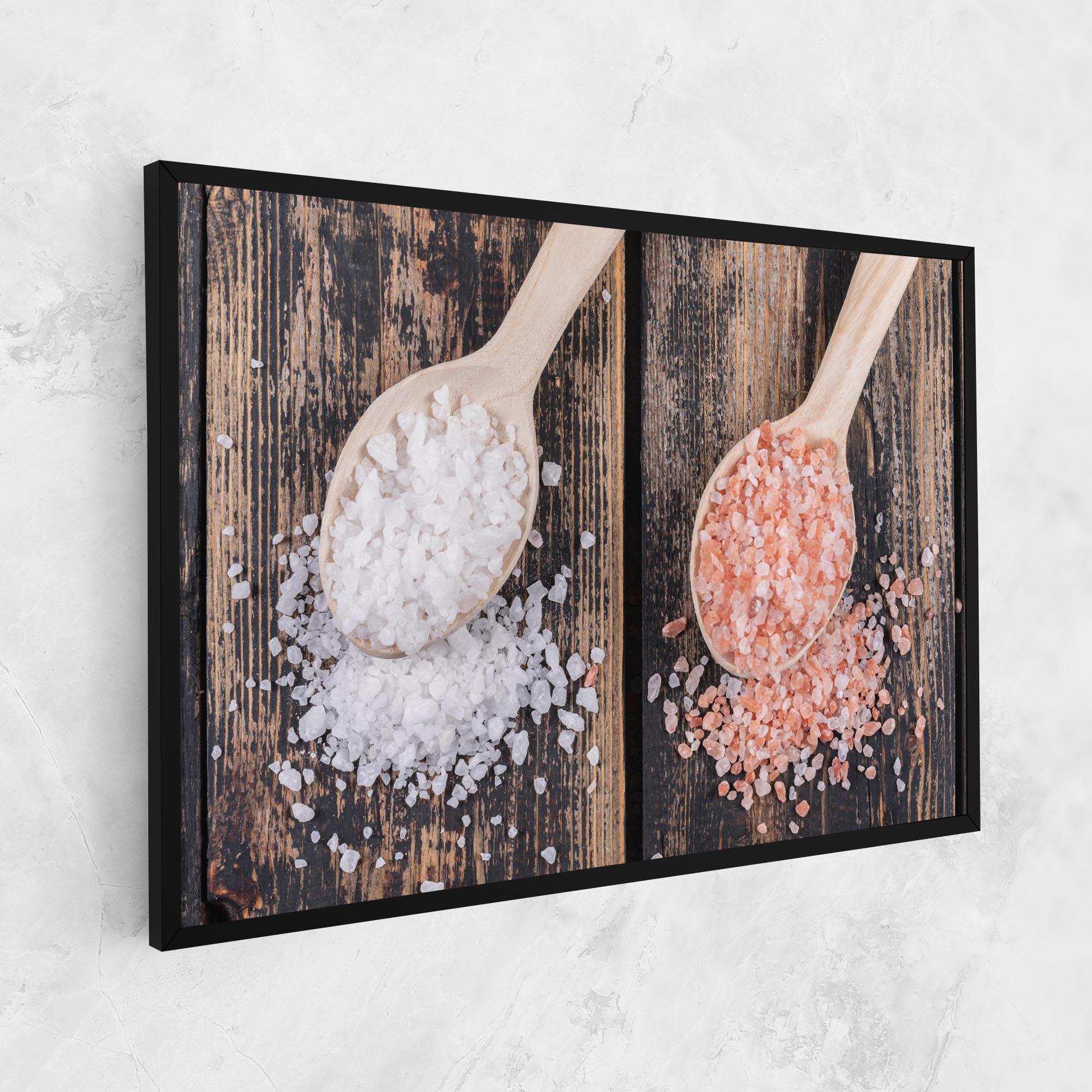 Картина на платно Wooden Spoons Sea Salt mockup 1