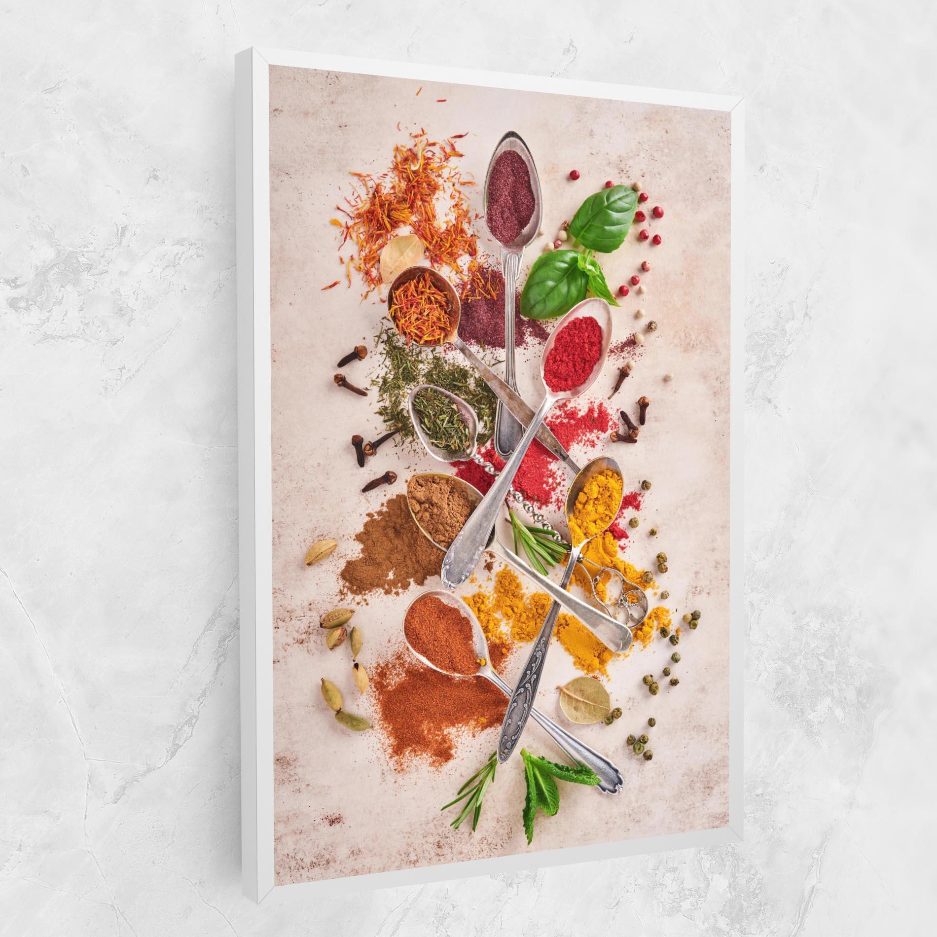 Картина на платно Colorful Spices Cooking mockup 1