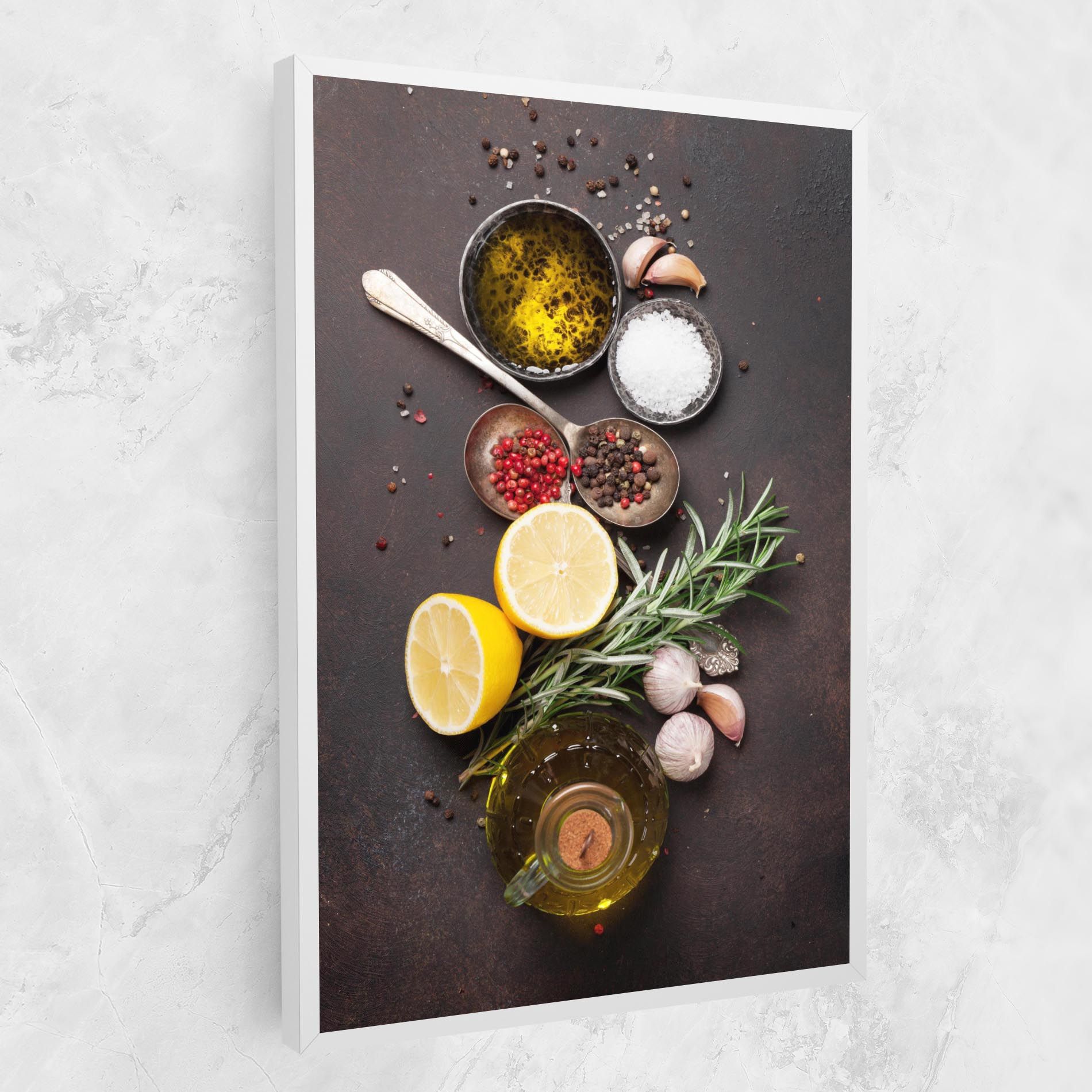 Spices On Stone Table mockup 1