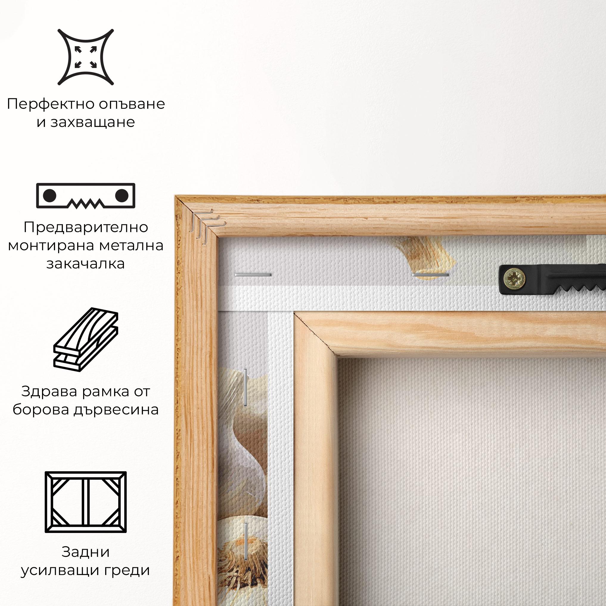 Картина на платно Garlic Art mockup 5