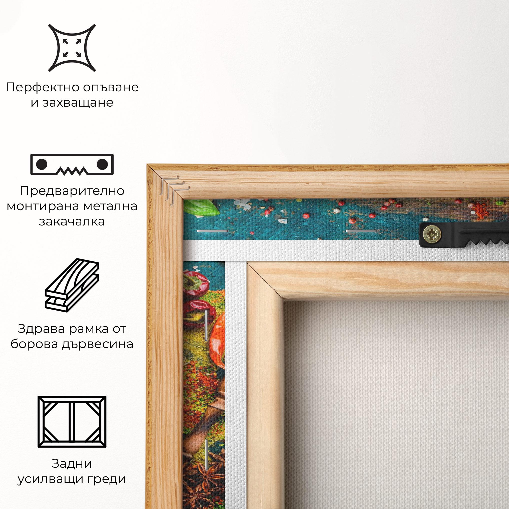 Картина на платно Seasonings Mix mockup 5