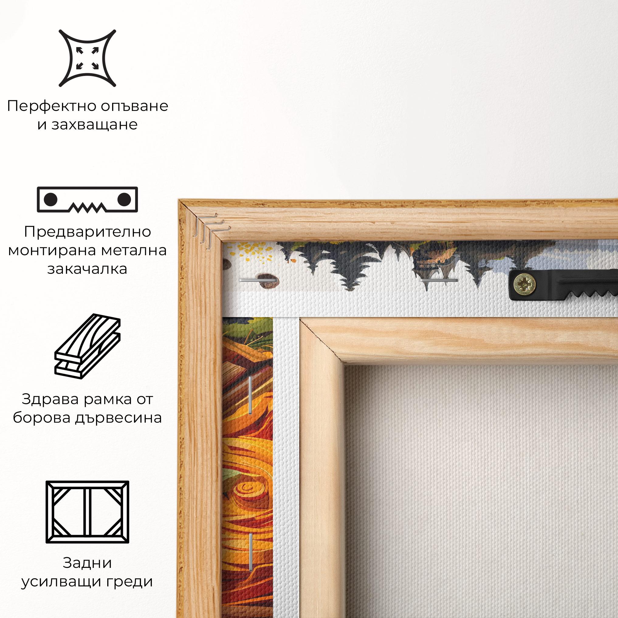 Картина на платно Spices Village mockup 5