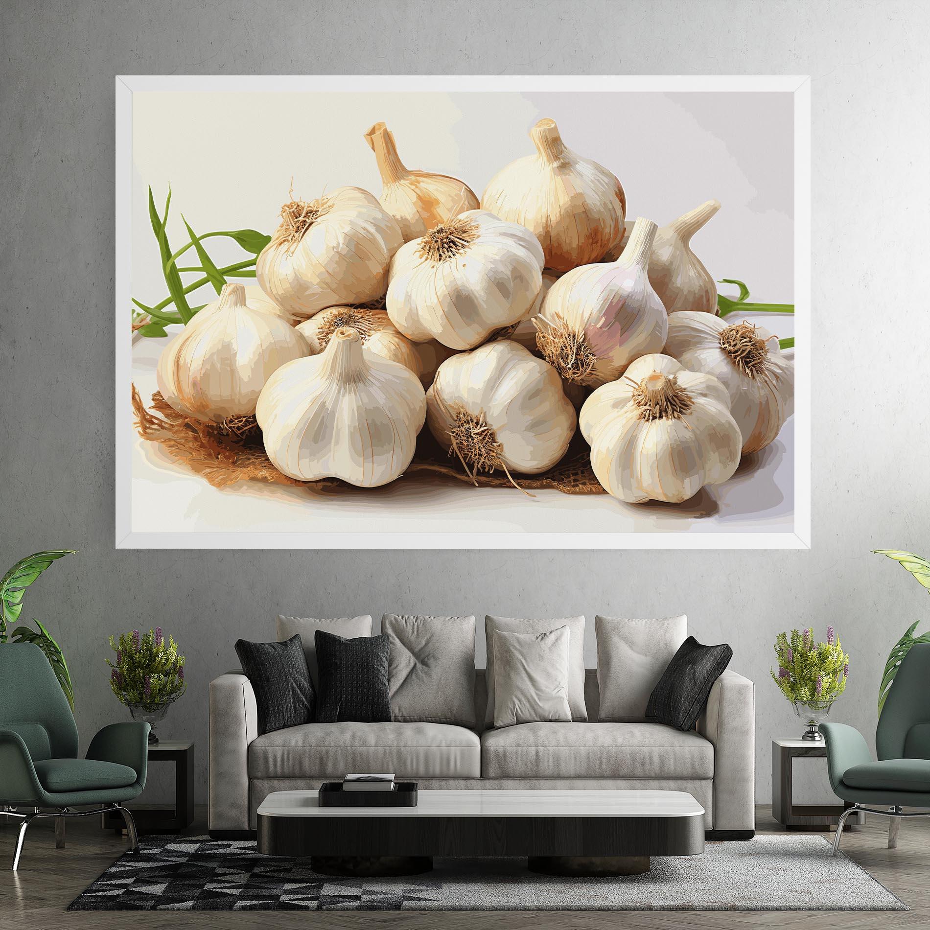 Картина на платно Garlic Art mockup 7