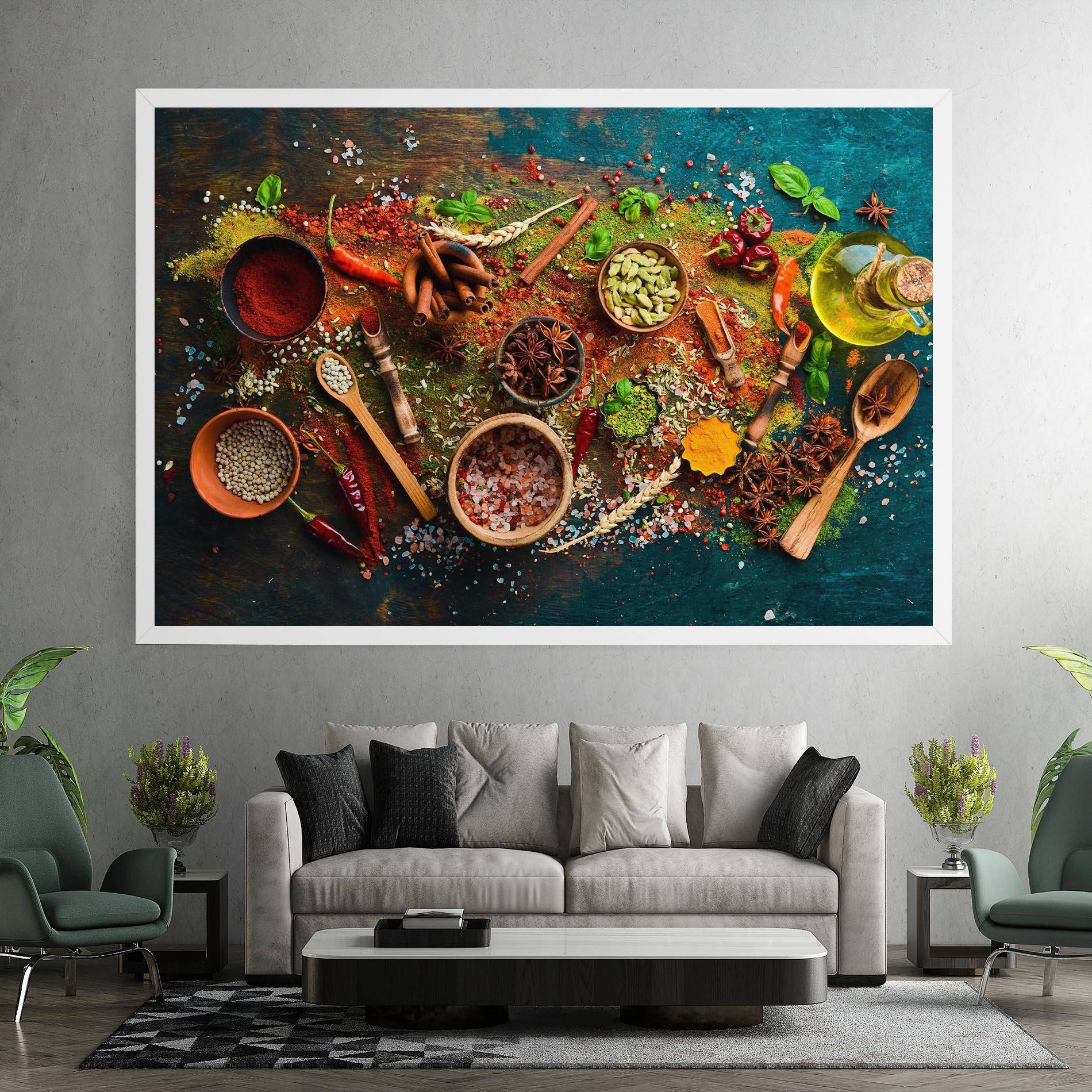 Картина на платно Seasonings Mix mockup 7