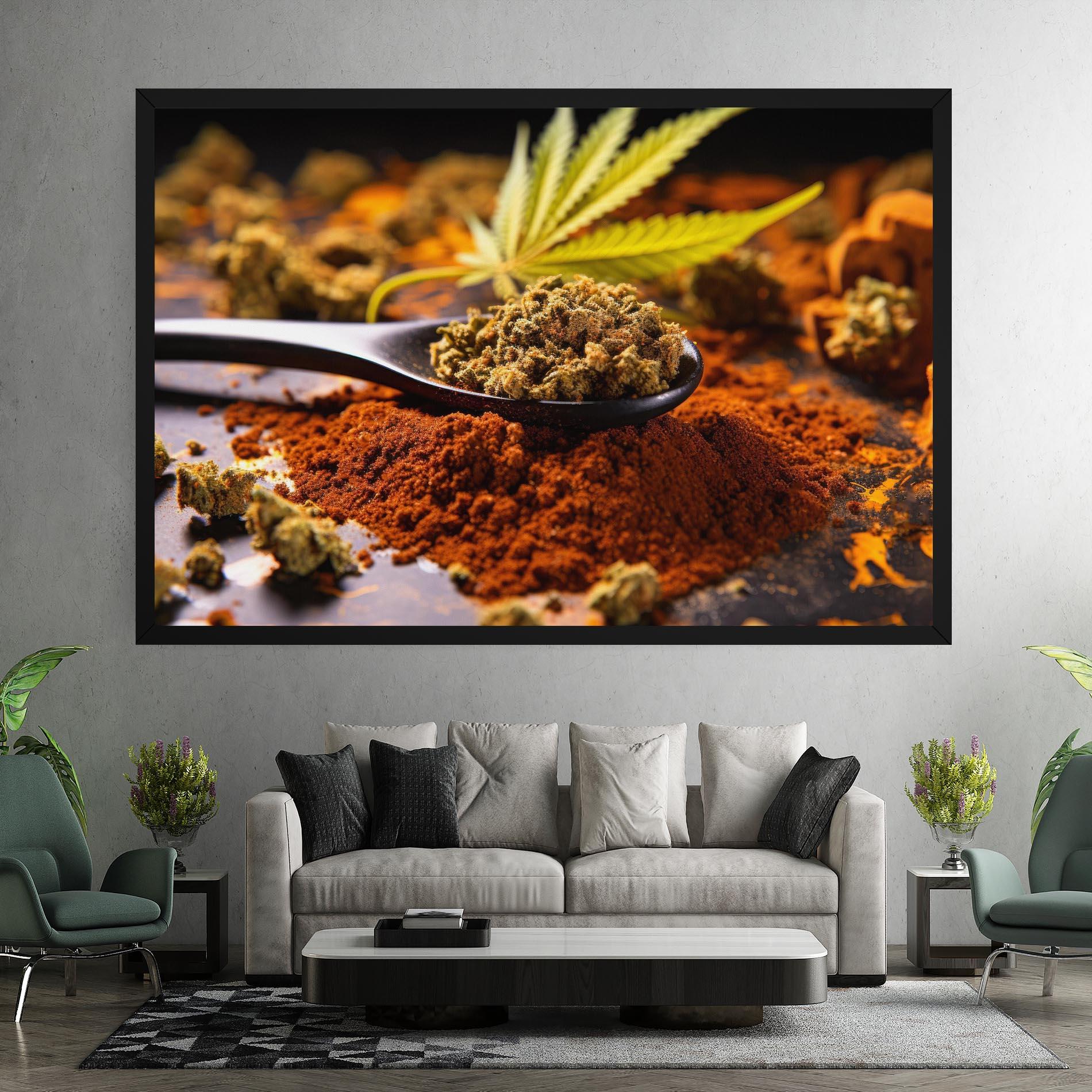 Картина на платно Cannabis Seasoning mockup 7