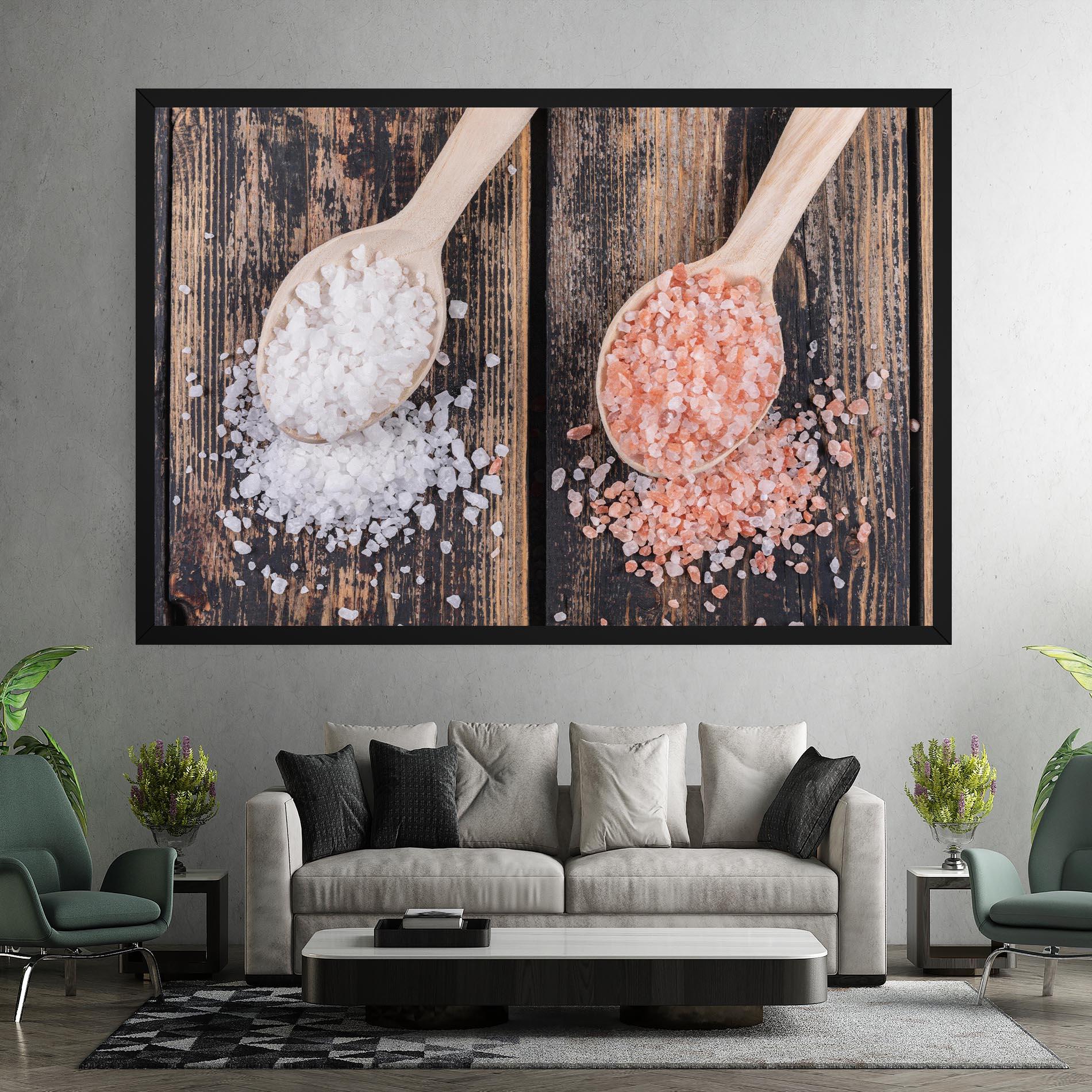 Картина на платно Wooden Spoons Sea Salt mockup 7