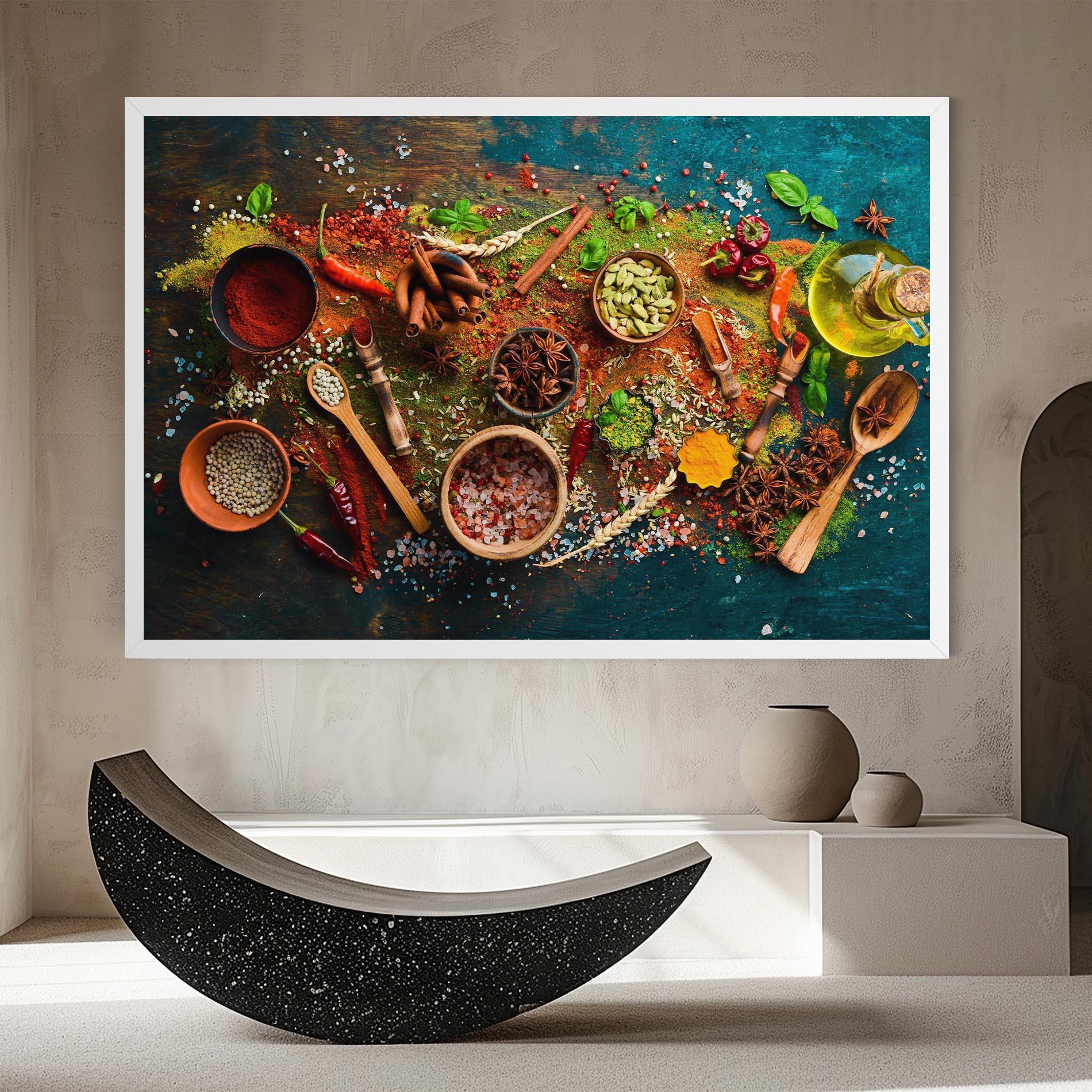 Картина на платно Seasonings Mix mockup 8