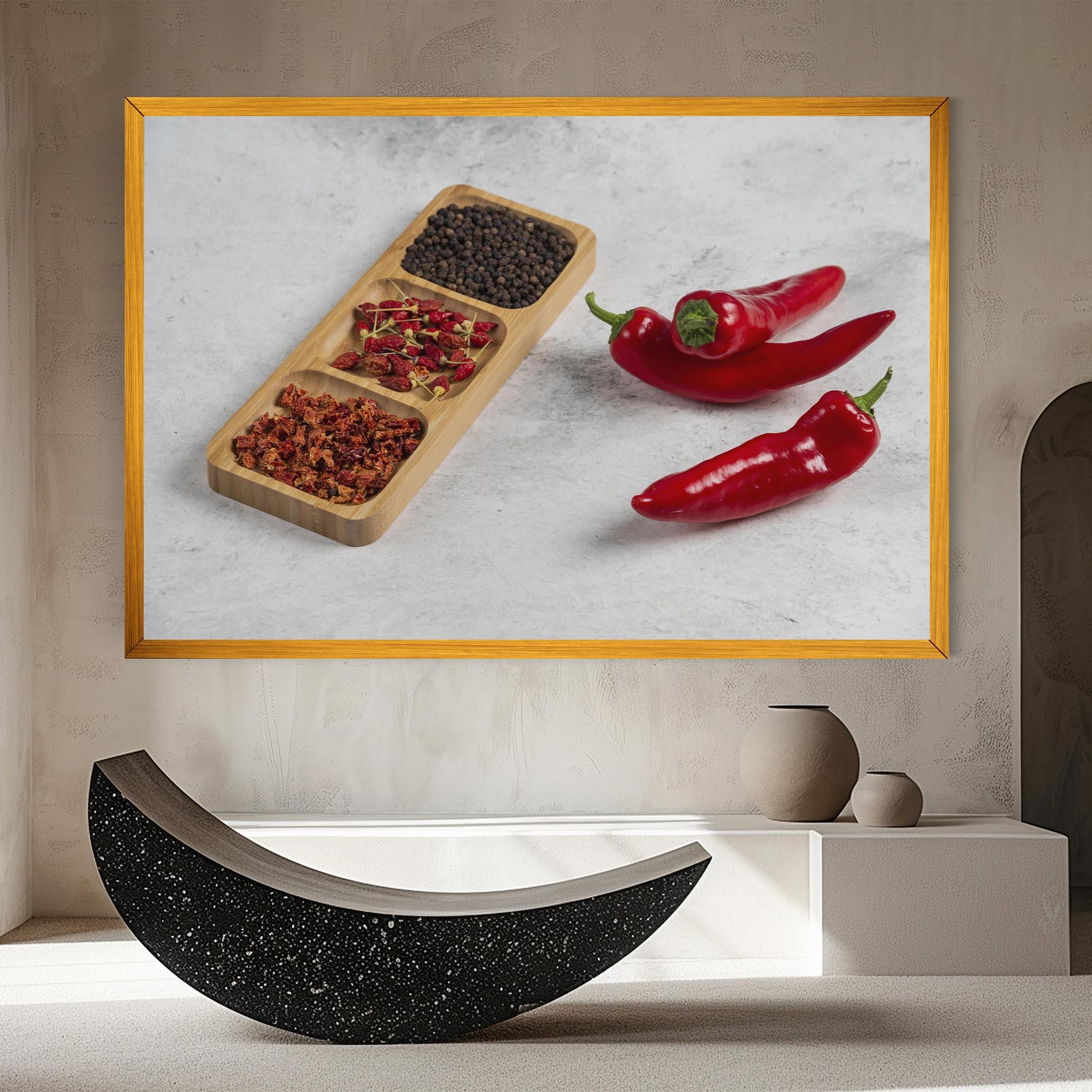 Картина на платно Hot Chili Spices mockup 8