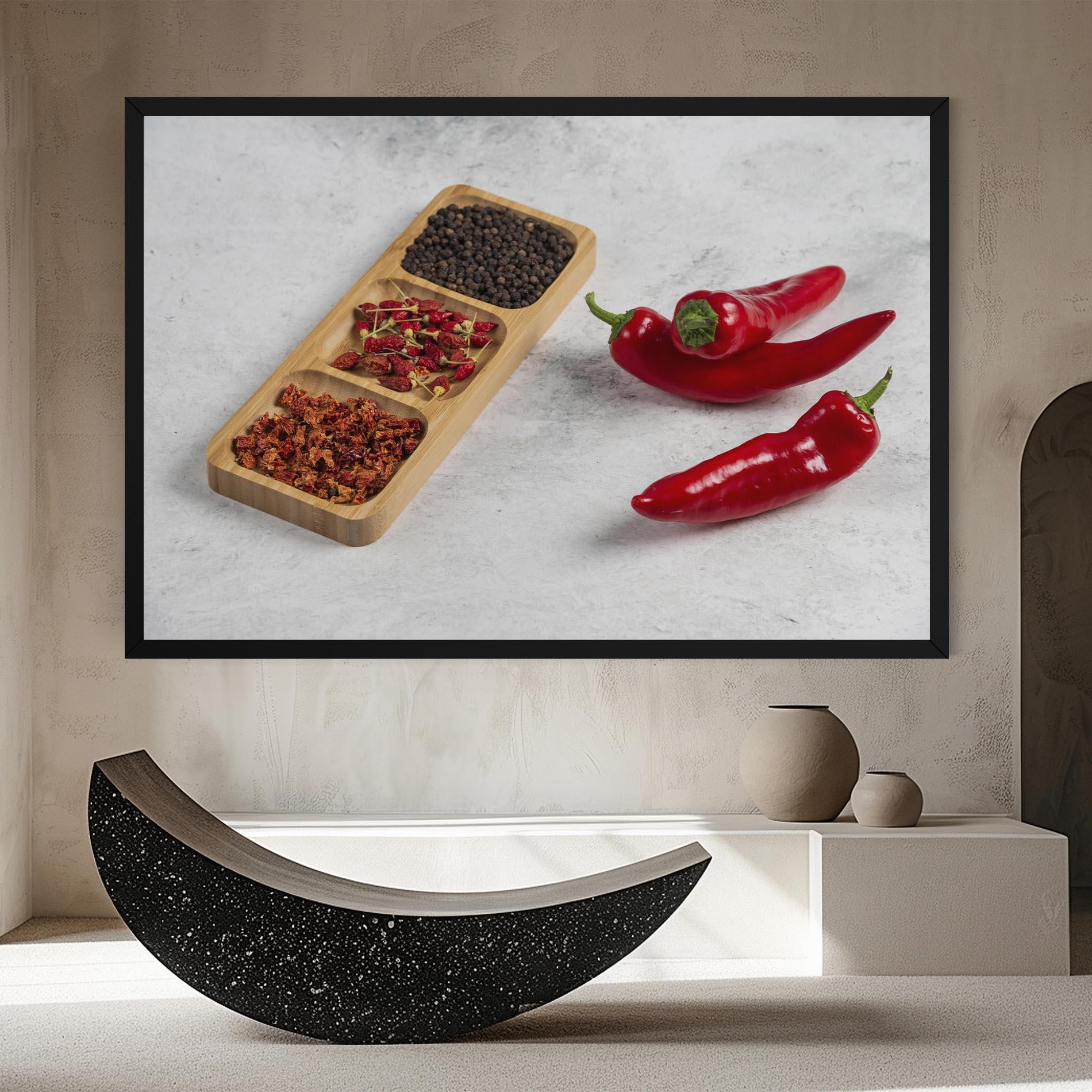 Картина на платно Hot Chili Spices mockup 8
