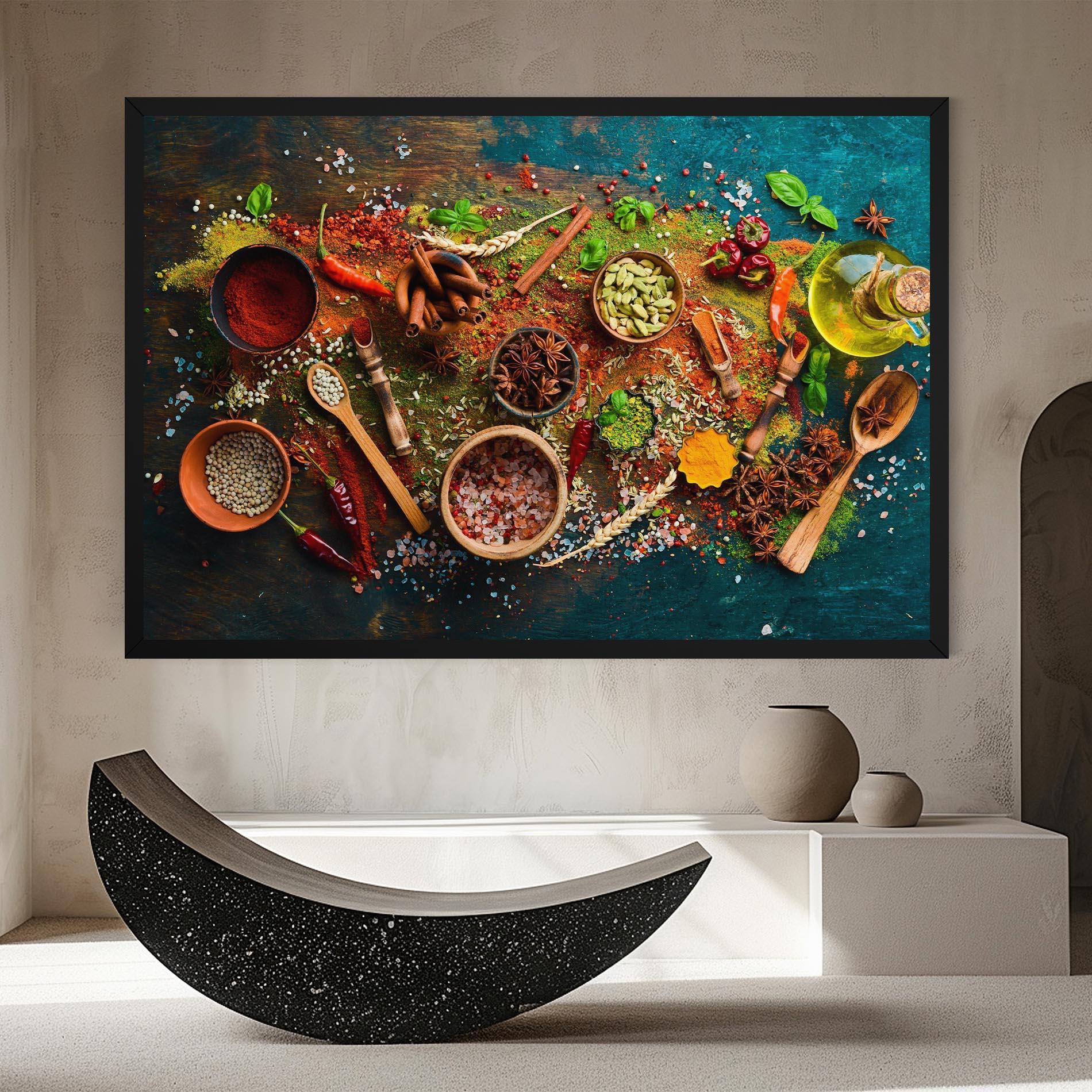 Картина на платно Seasonings Mix mockup 8