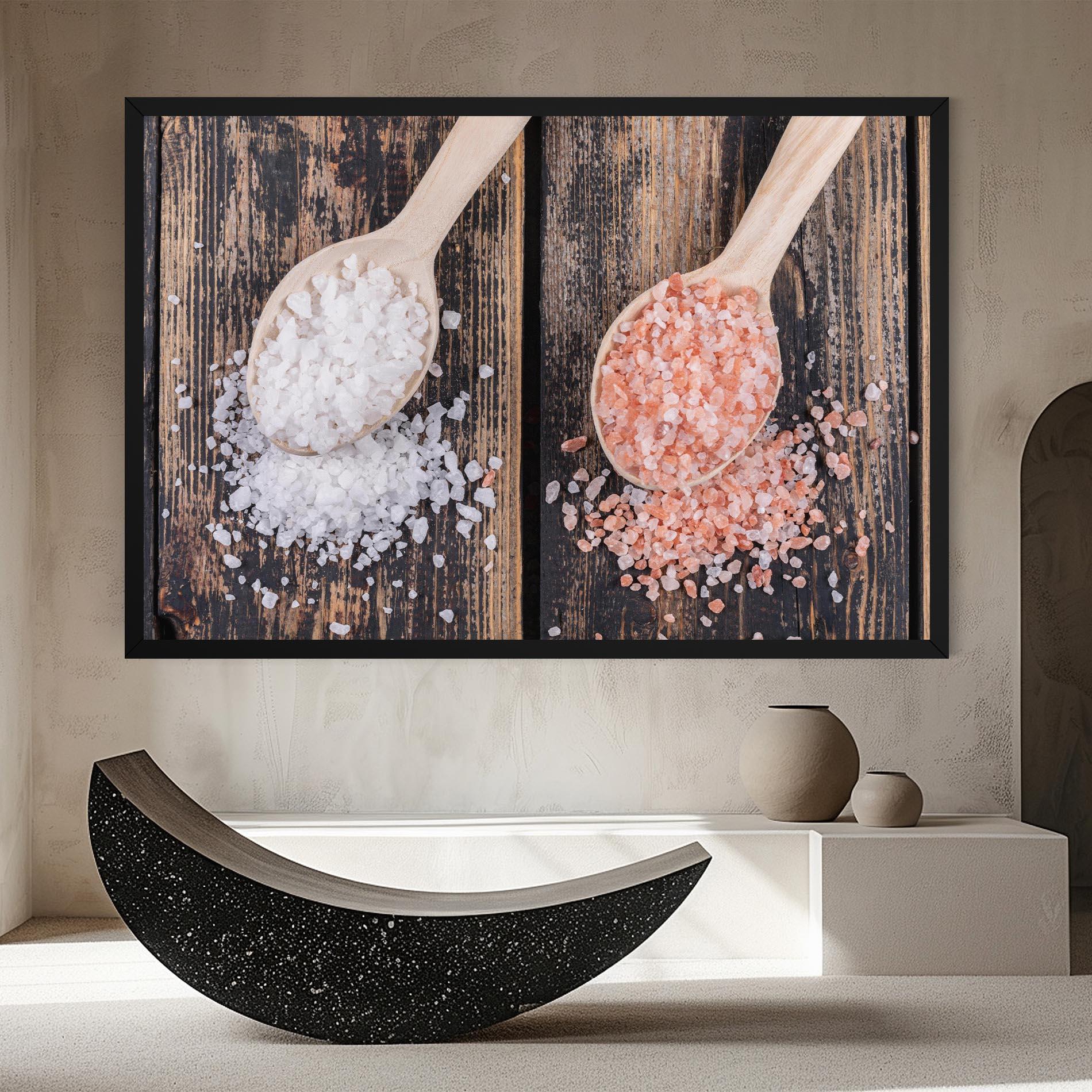 Картина на платно Wooden Spoons Sea Salt mockup 8