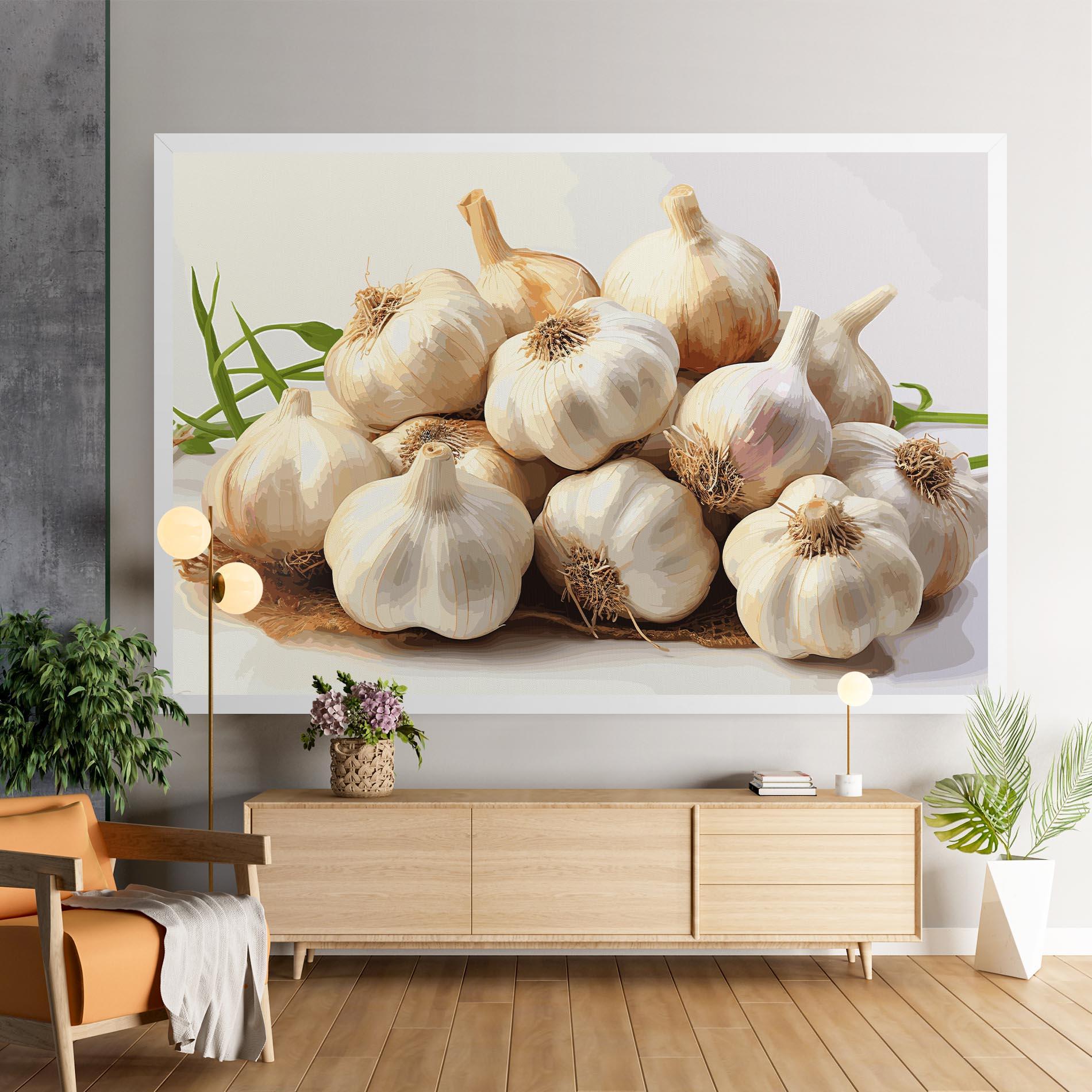 Картина на платно Garlic Art mockup 9