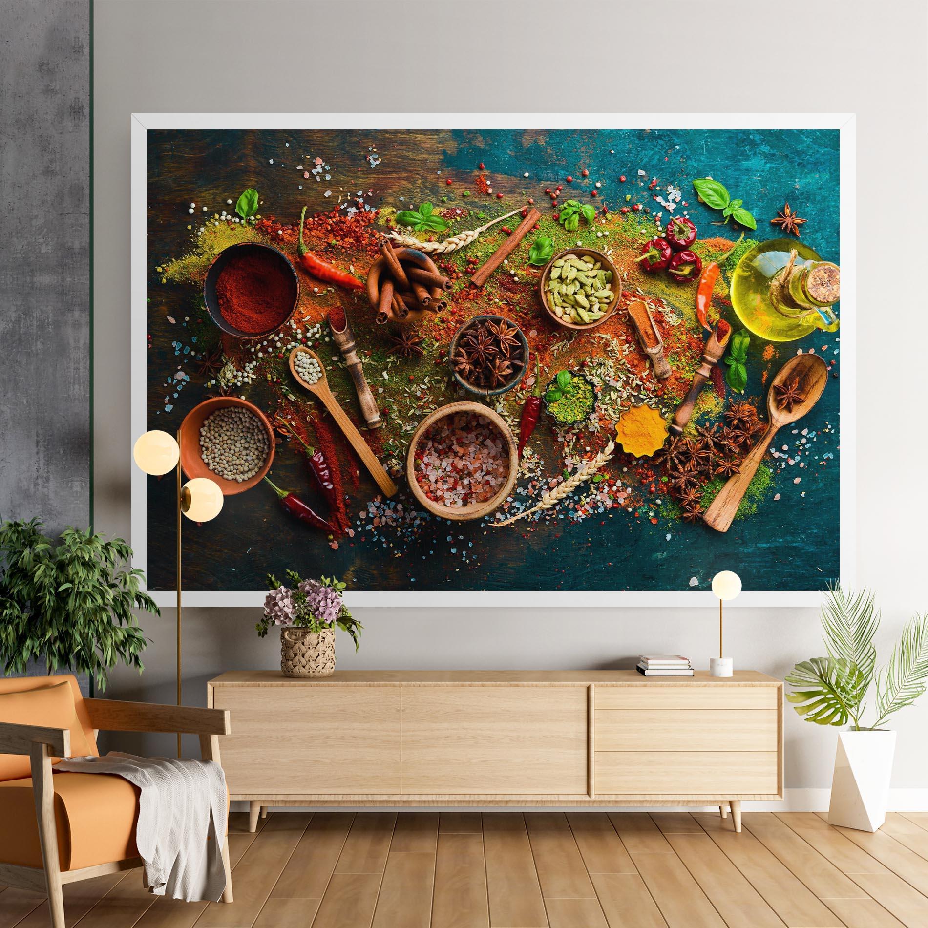 Картина на платно Seasonings Mix mockup 9