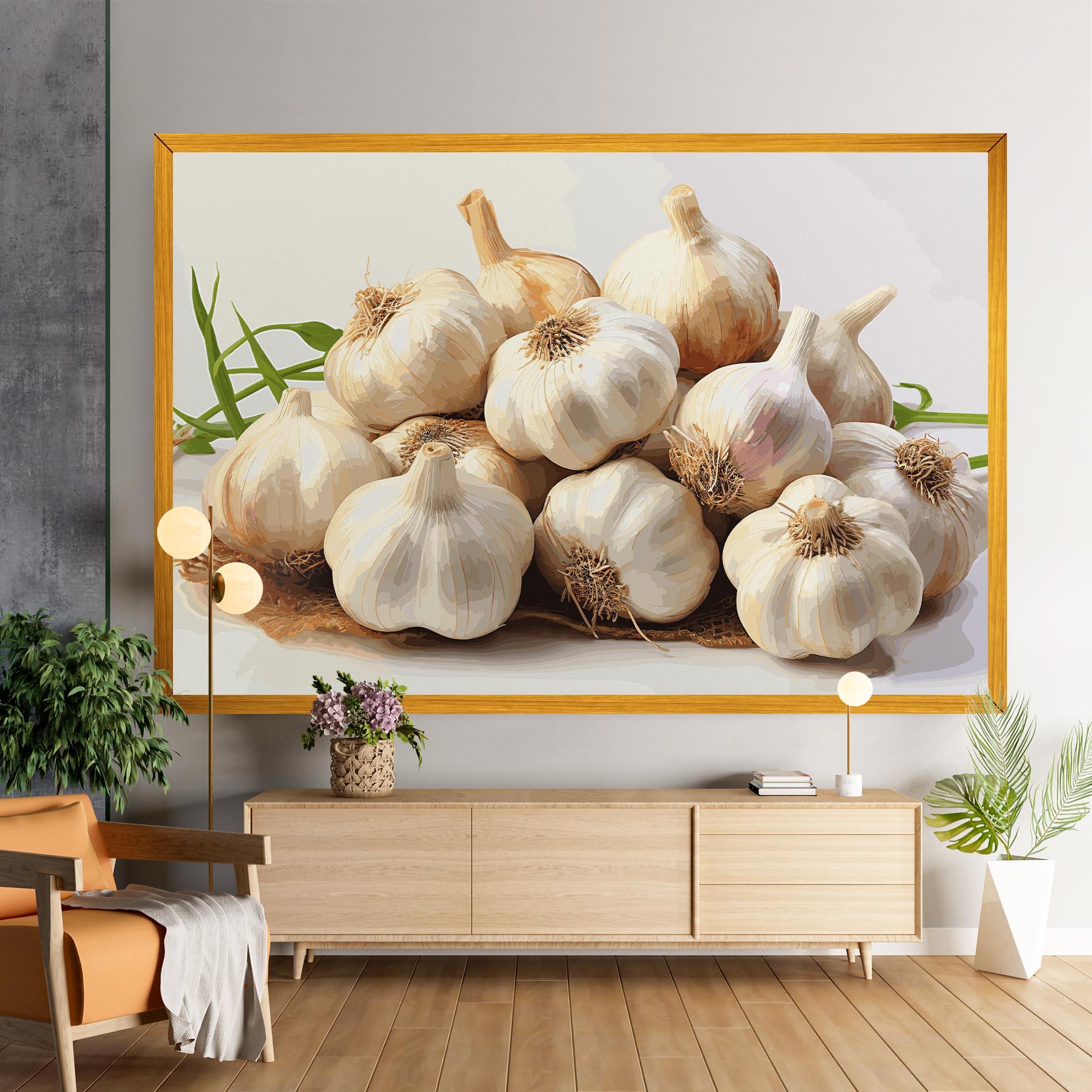 Картина на платно Garlic Art mockup 9