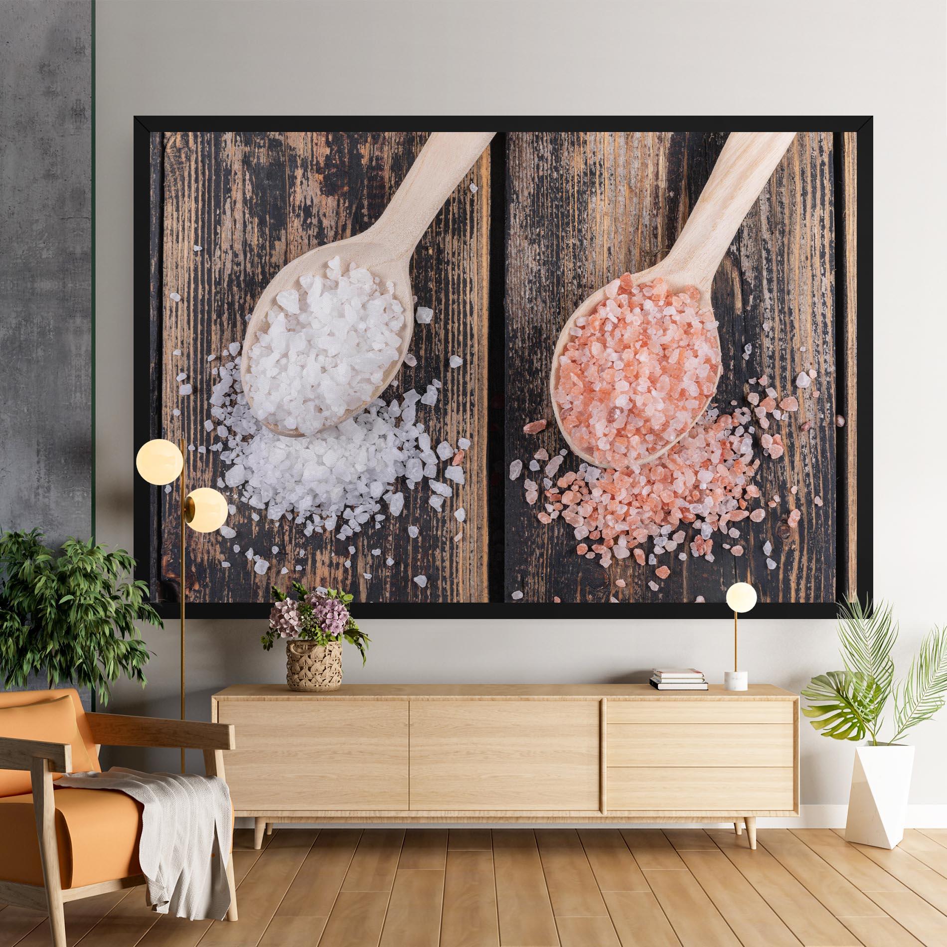 Картина на платно Wooden Spoons Sea Salt mockup 9