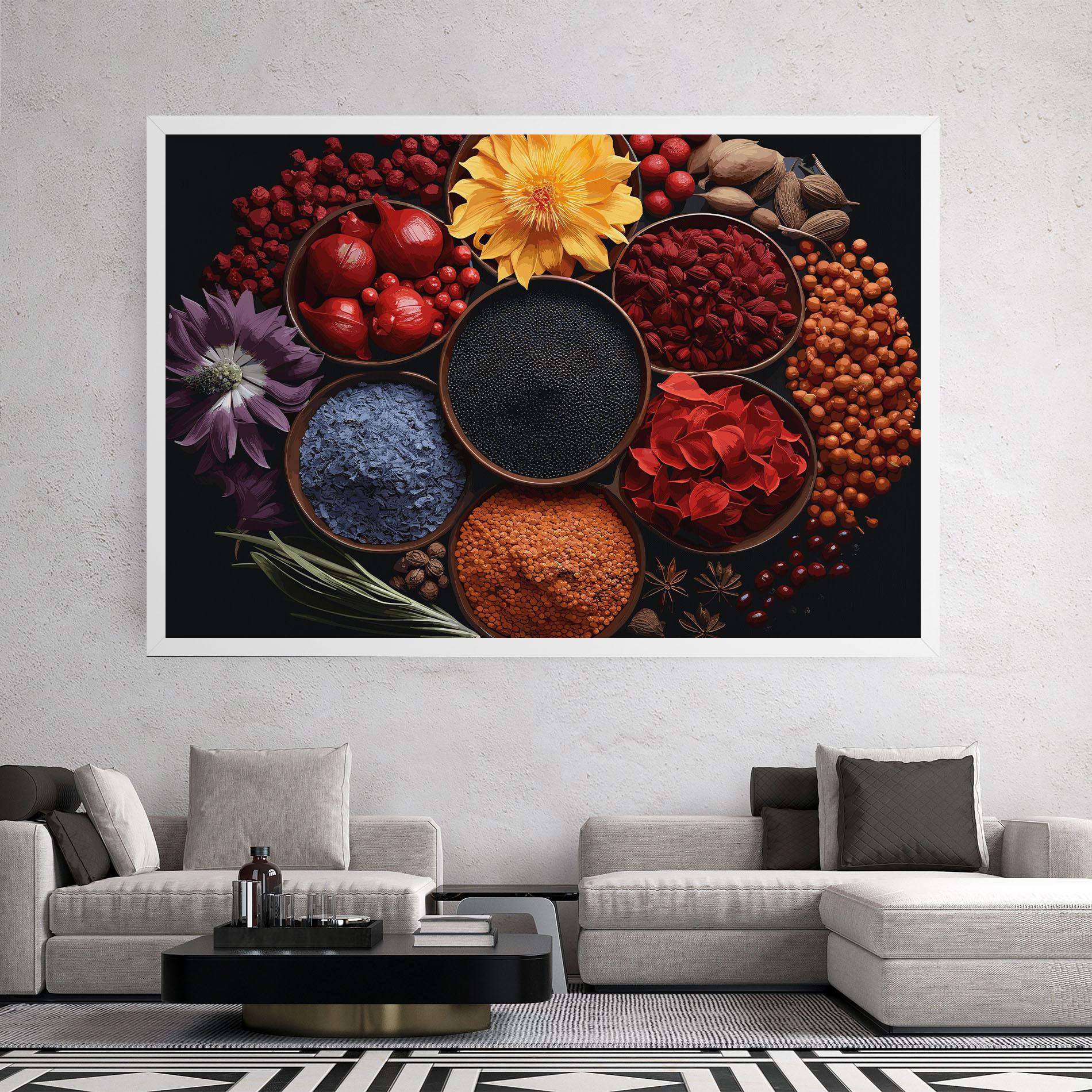 Картина на платно Autumn Color Spices mockup 2
