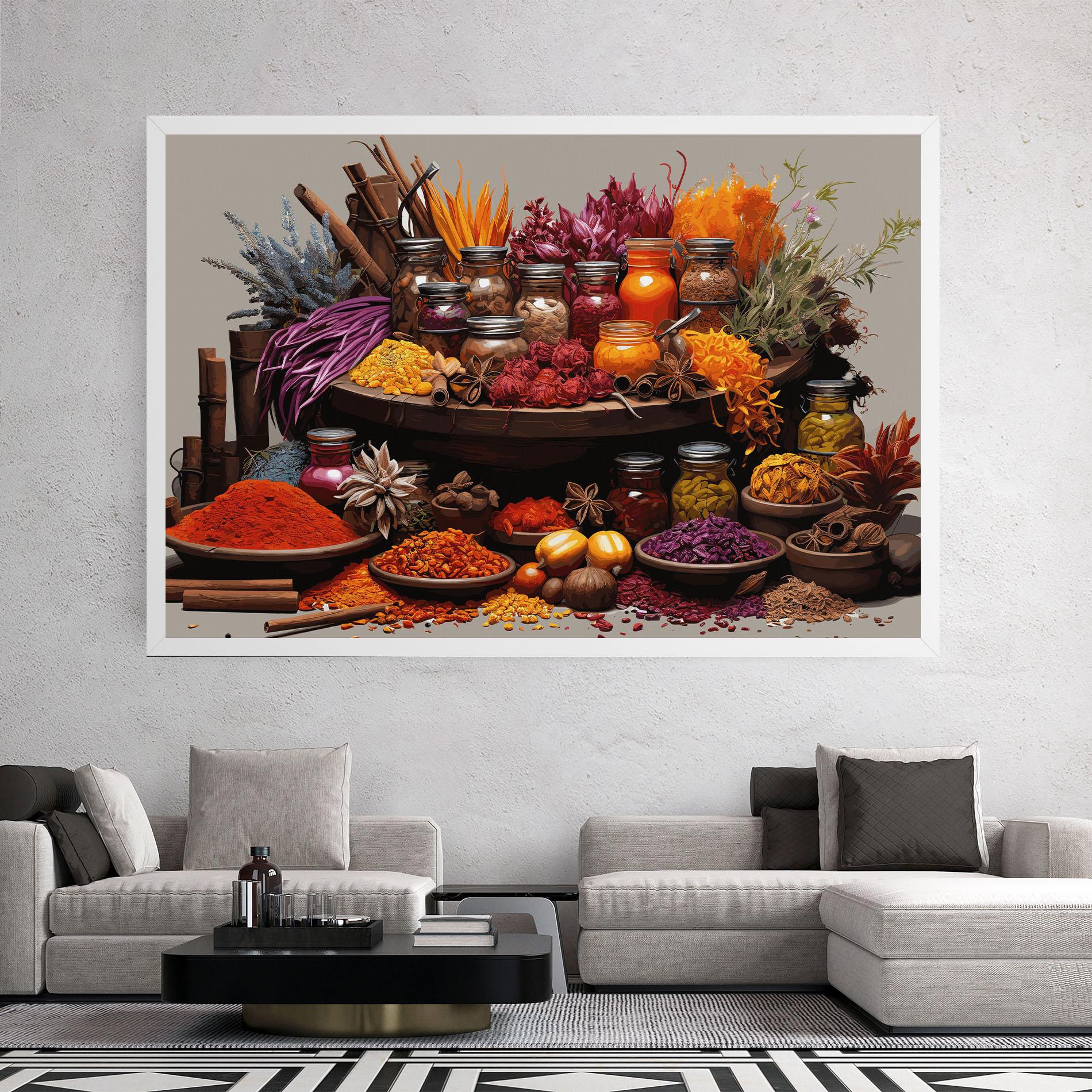 Картина на платно Autumn Seasoning mockup 2