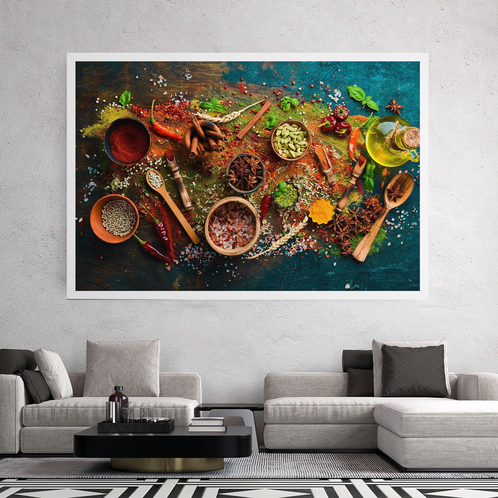 Картина на платно Seasonings Mix mockup 2