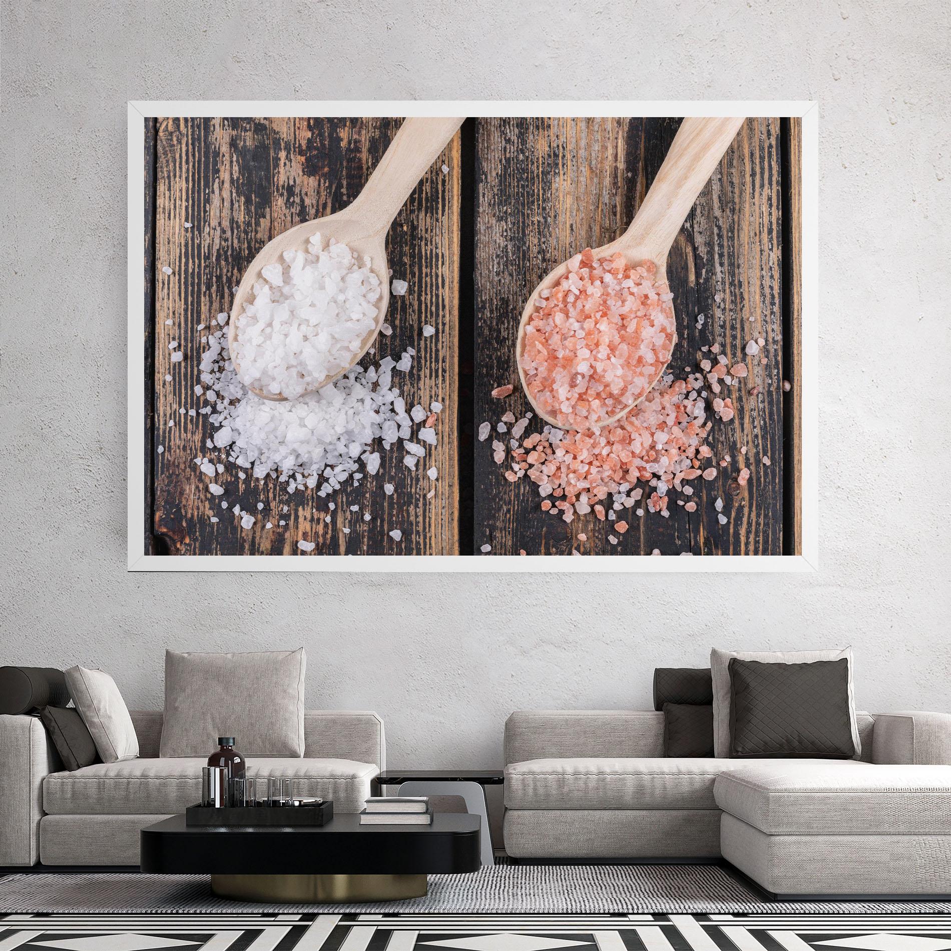 Картина на платно Wooden Spoons Sea Salt mockup 2