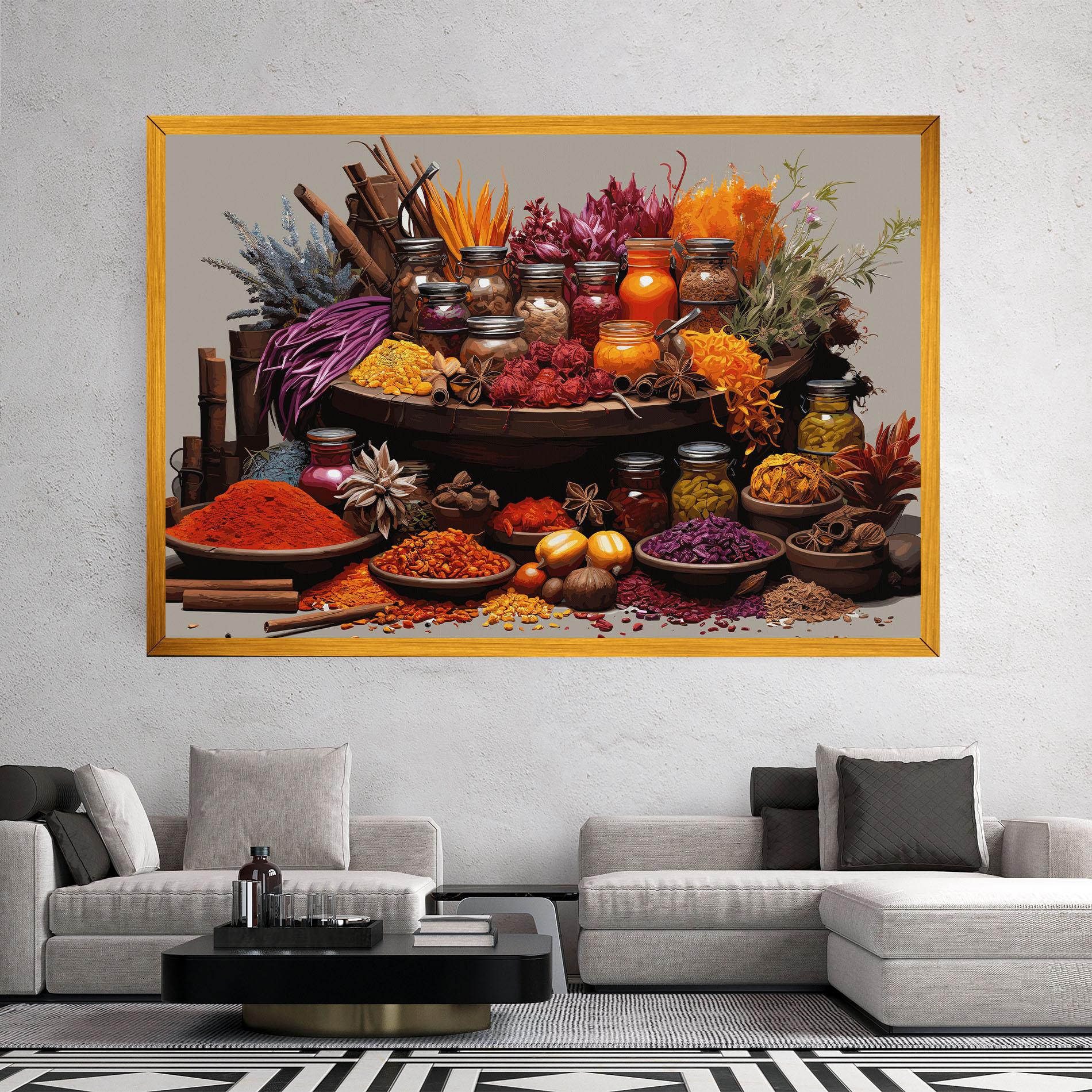 Картина на платно Autumn Seasoning mockup 2