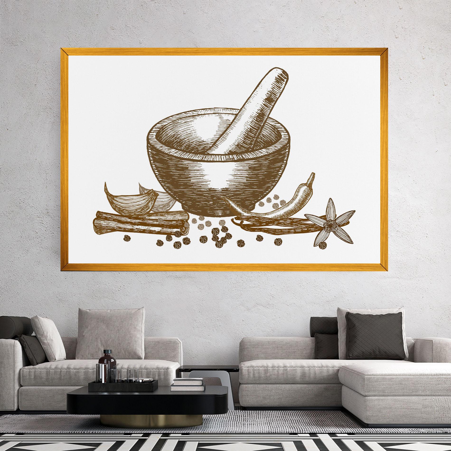 Картина на платно Spicies mockup 2