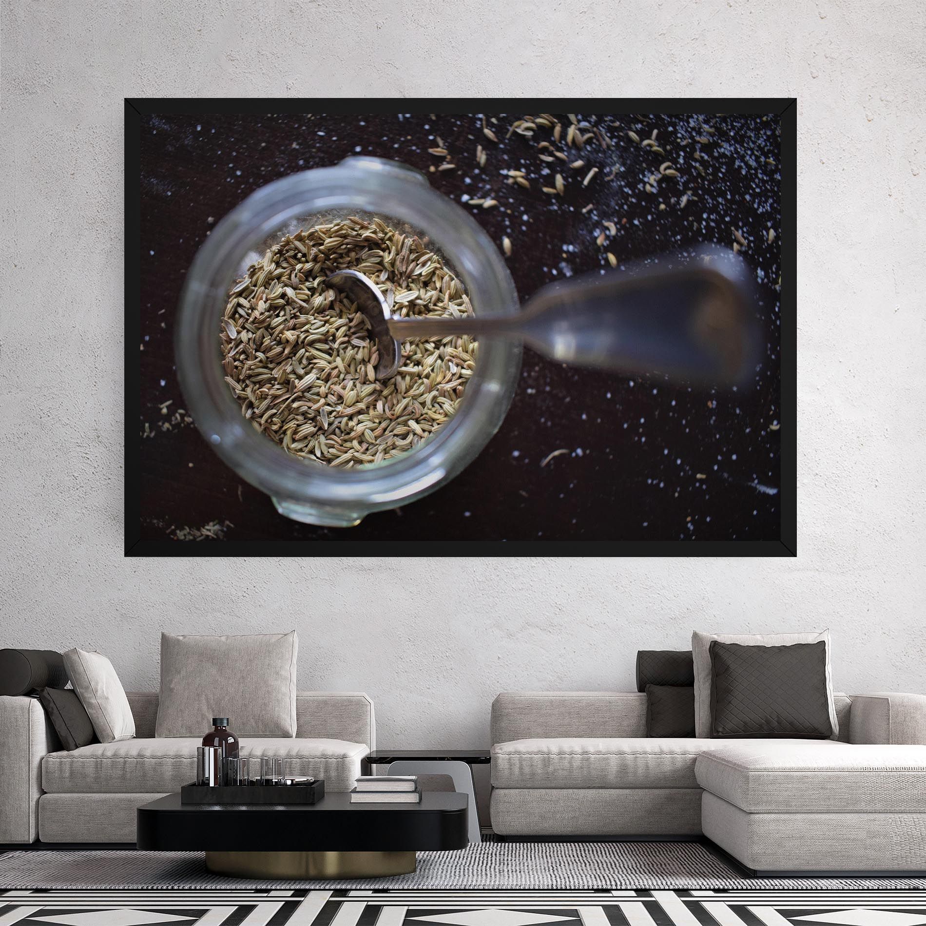 Jar With Spices mockup 2