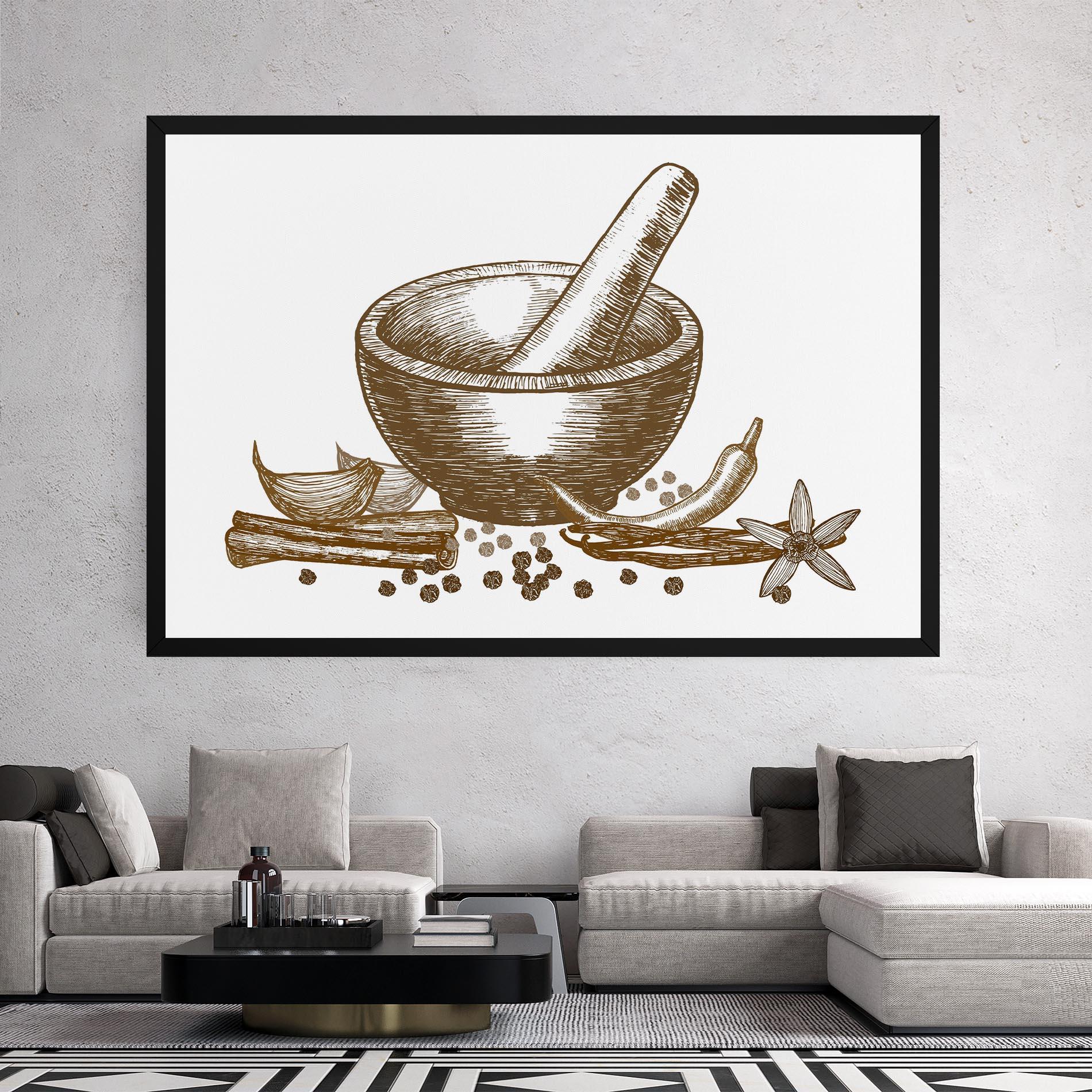 Картина на платно Spicies mockup 2