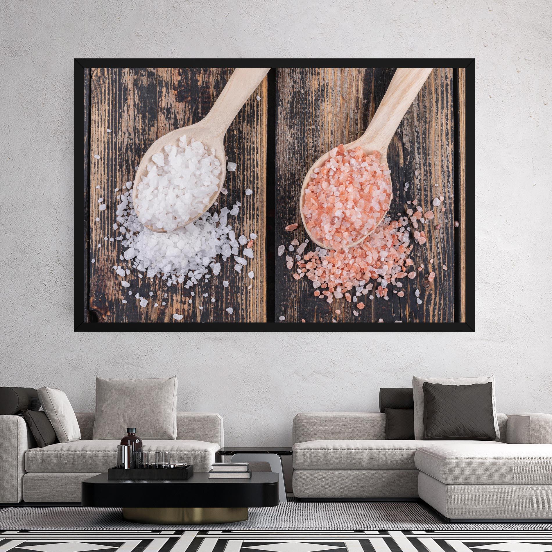 Картина на платно Wooden Spoons Sea Salt mockup 2