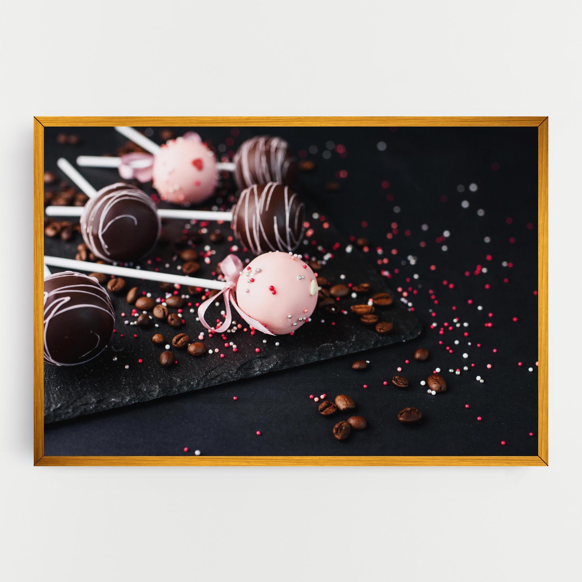 Картина на платно Chocolate Dessert mockup 0