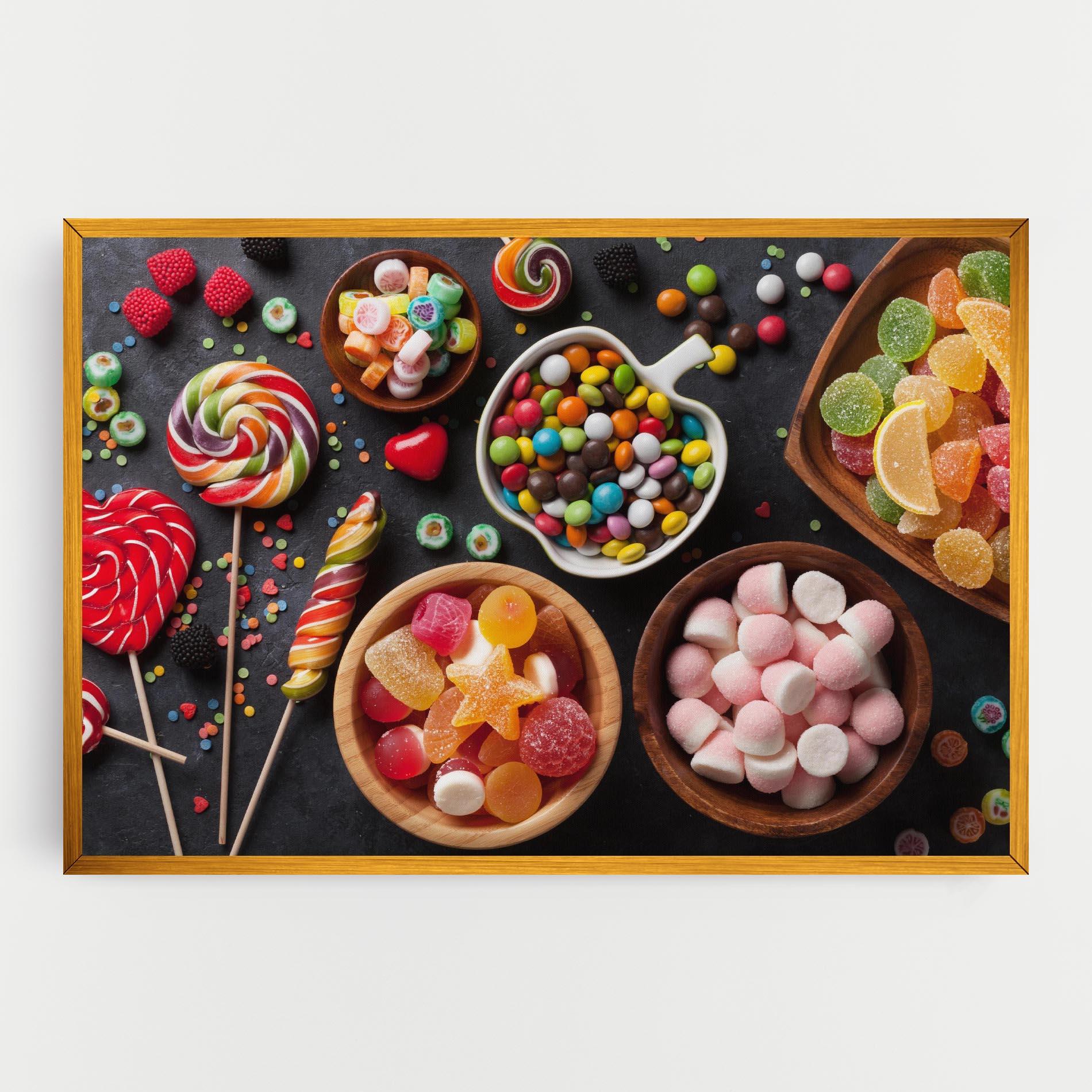Картина на платно Colorful Candies mockup 0