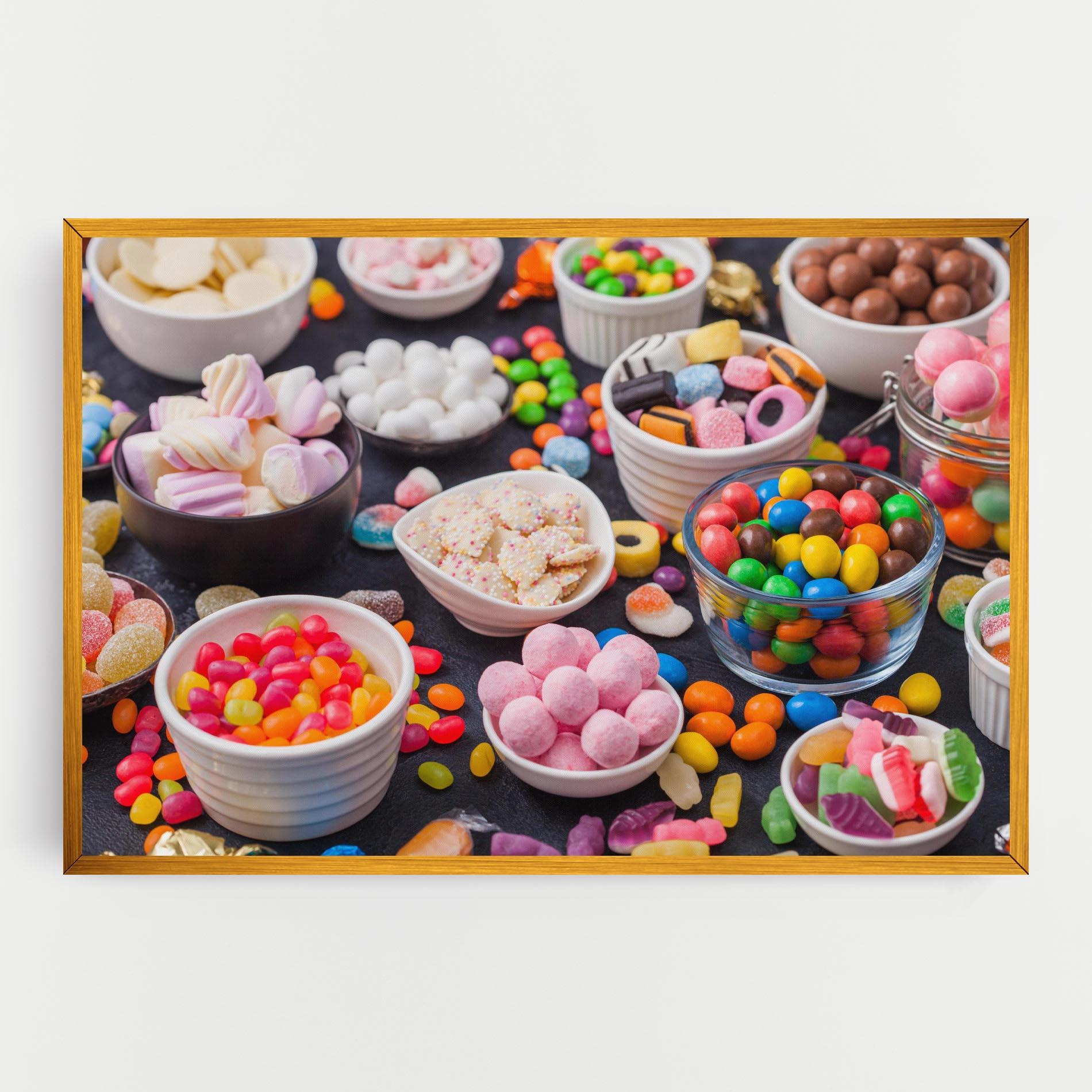 Картина на платно Lollipop Candies mockup 0