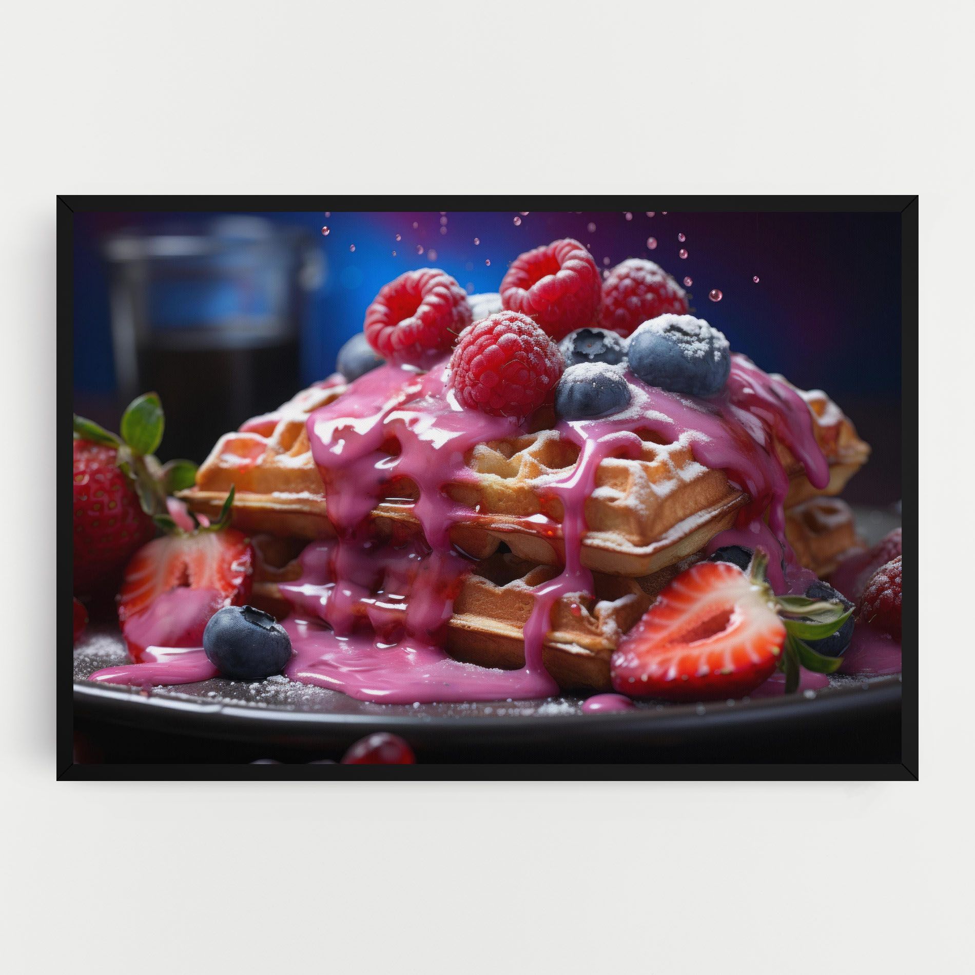 Berries Waffles mockup 0