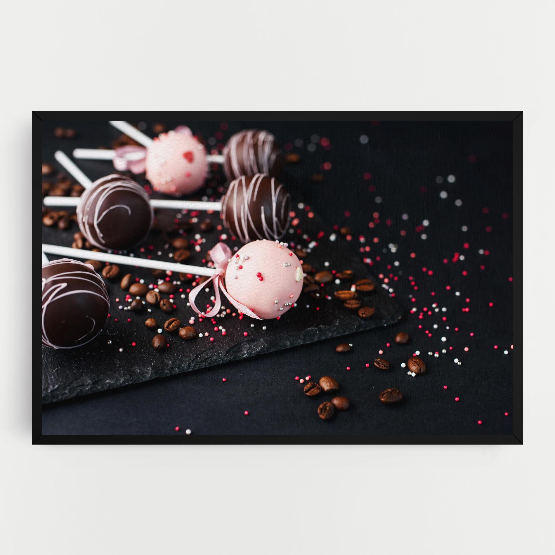 Картина на платно Chocolate Dessert mockup 0