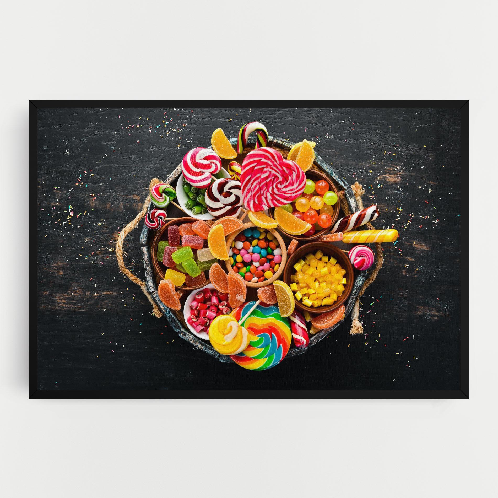 Картина на платно Colorful Sweets mockup 0