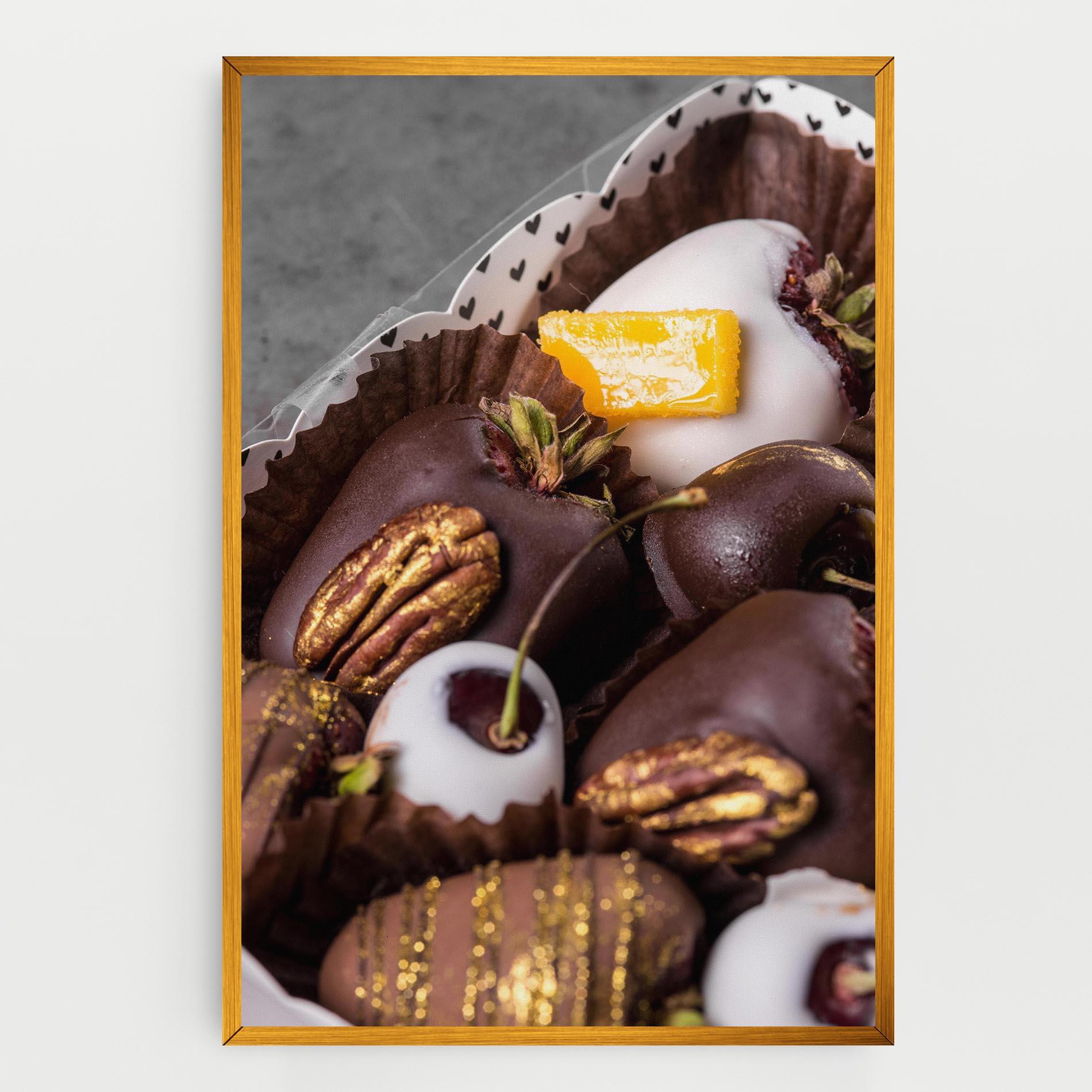 Картина на платно Chocolate Covered mockup 0