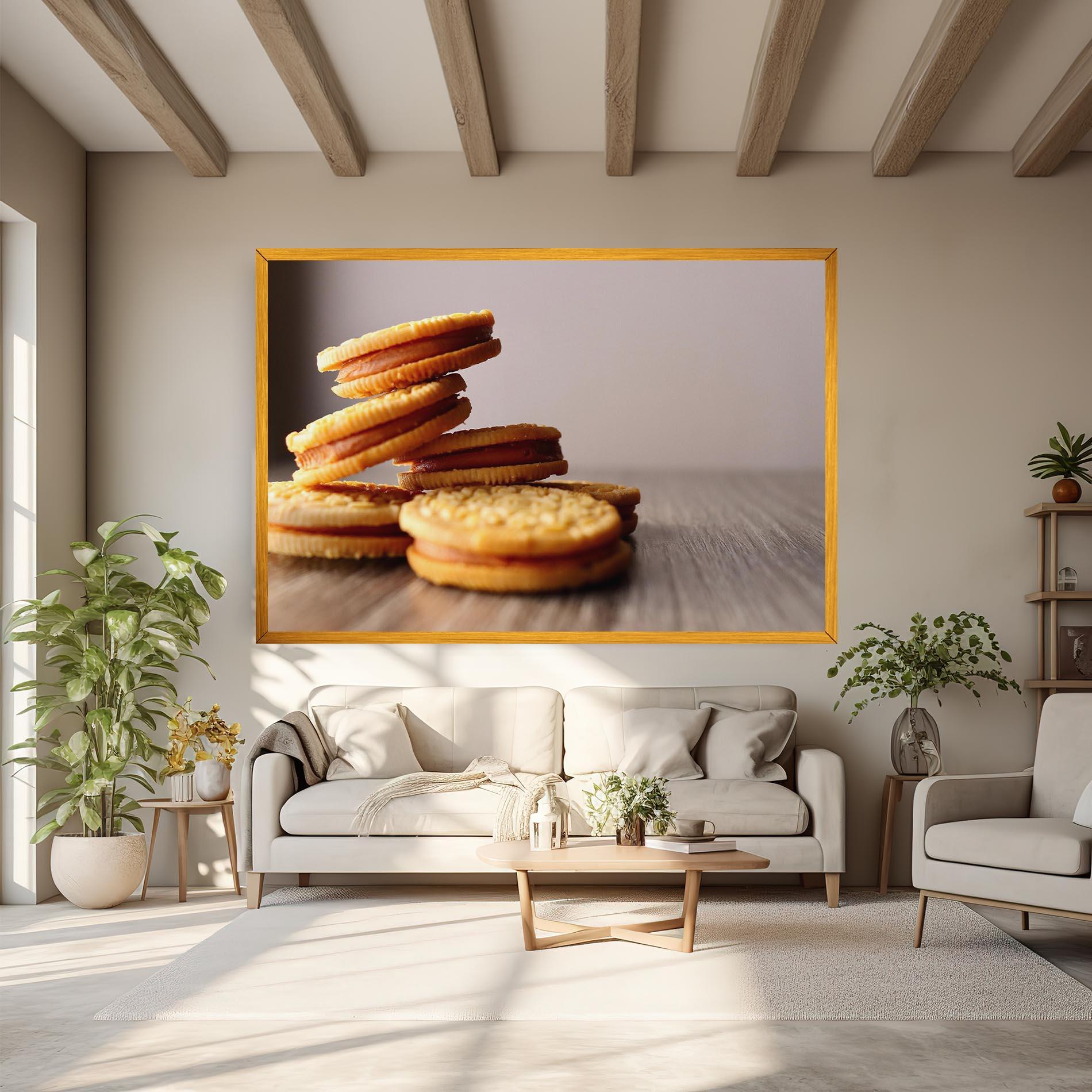 Картина на платно Biscuits mockup 6