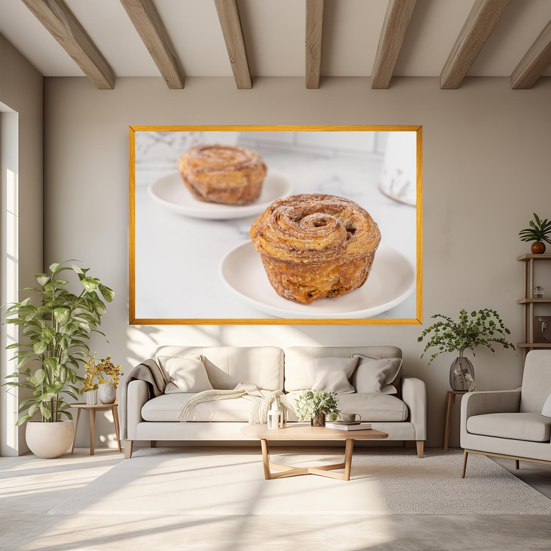 Картина на платно Cinnamon Roll mockup 6