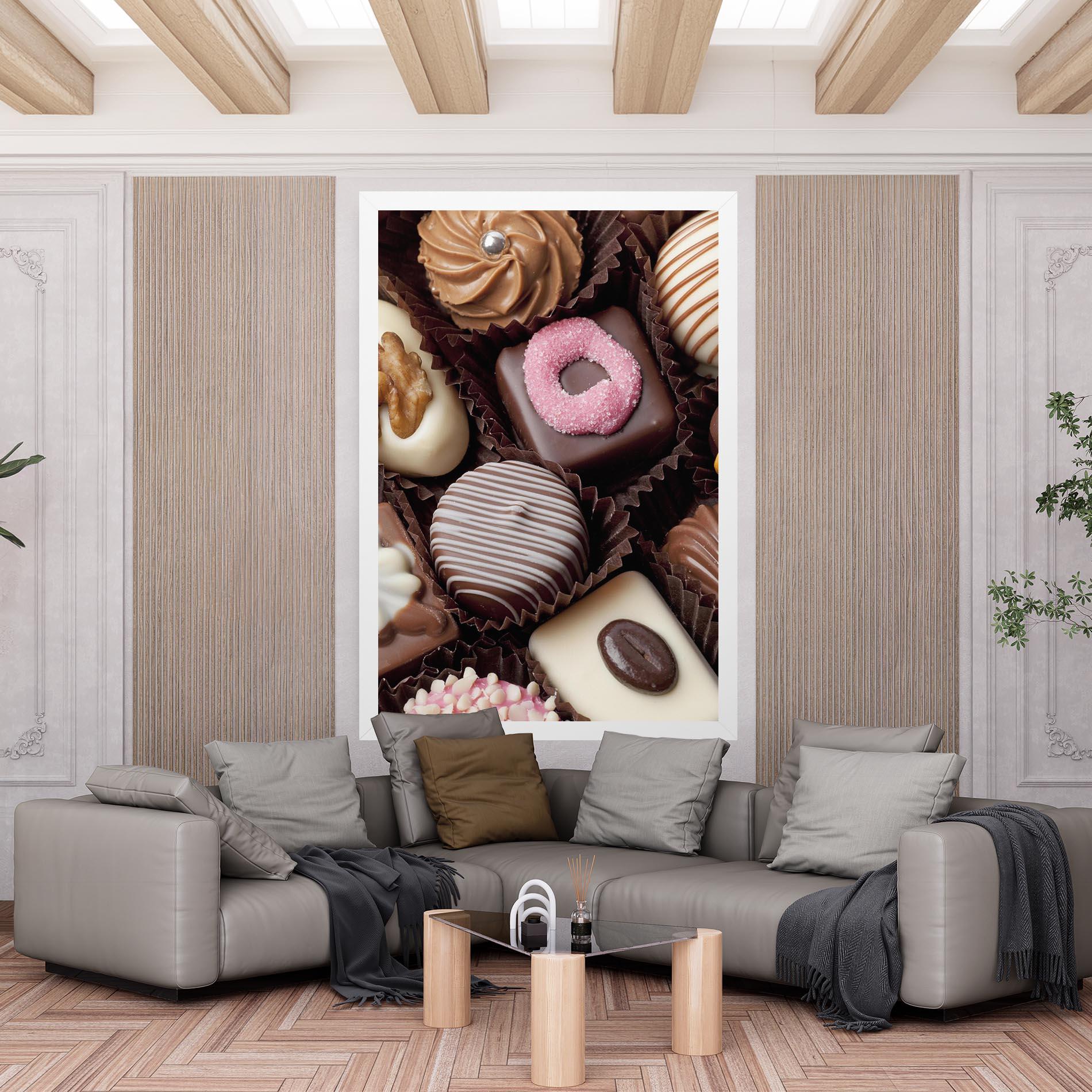 Картина на платно Chocolate Bonbons mockup 6