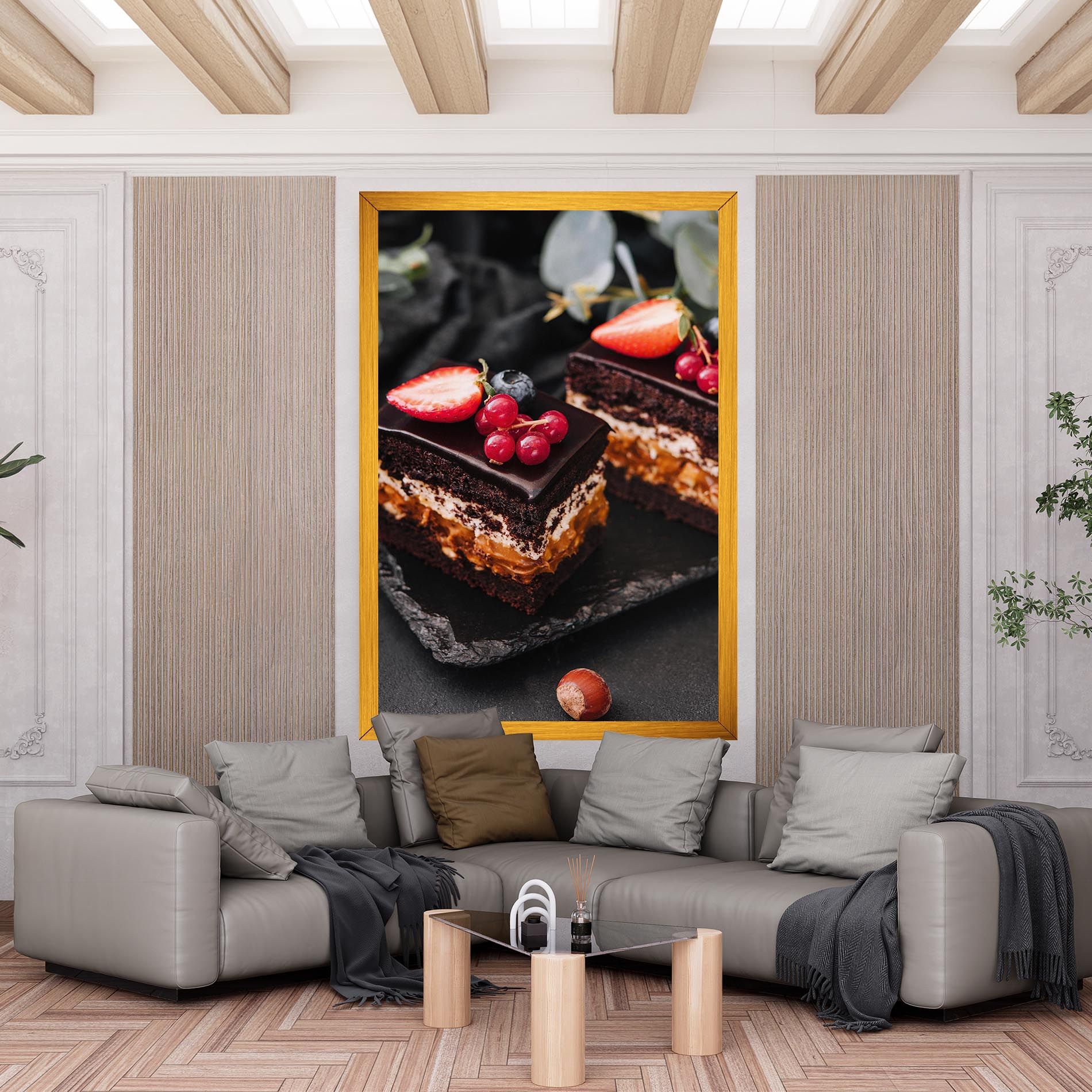 Chocolate Berries Cake mockup 6