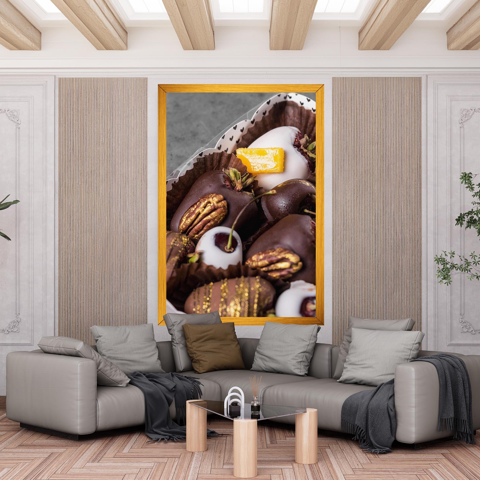 Картина на платно Chocolate Covered mockup 6