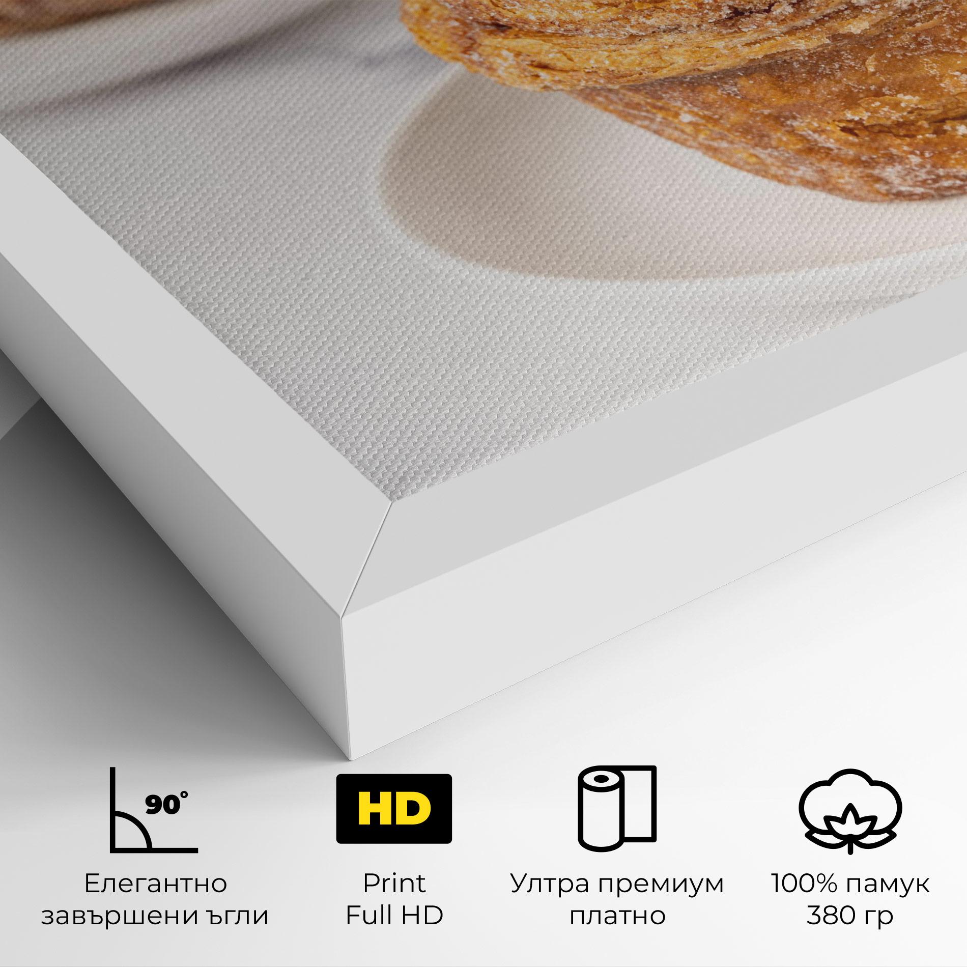 Картина на платно Cinnamon Roll mockup 4