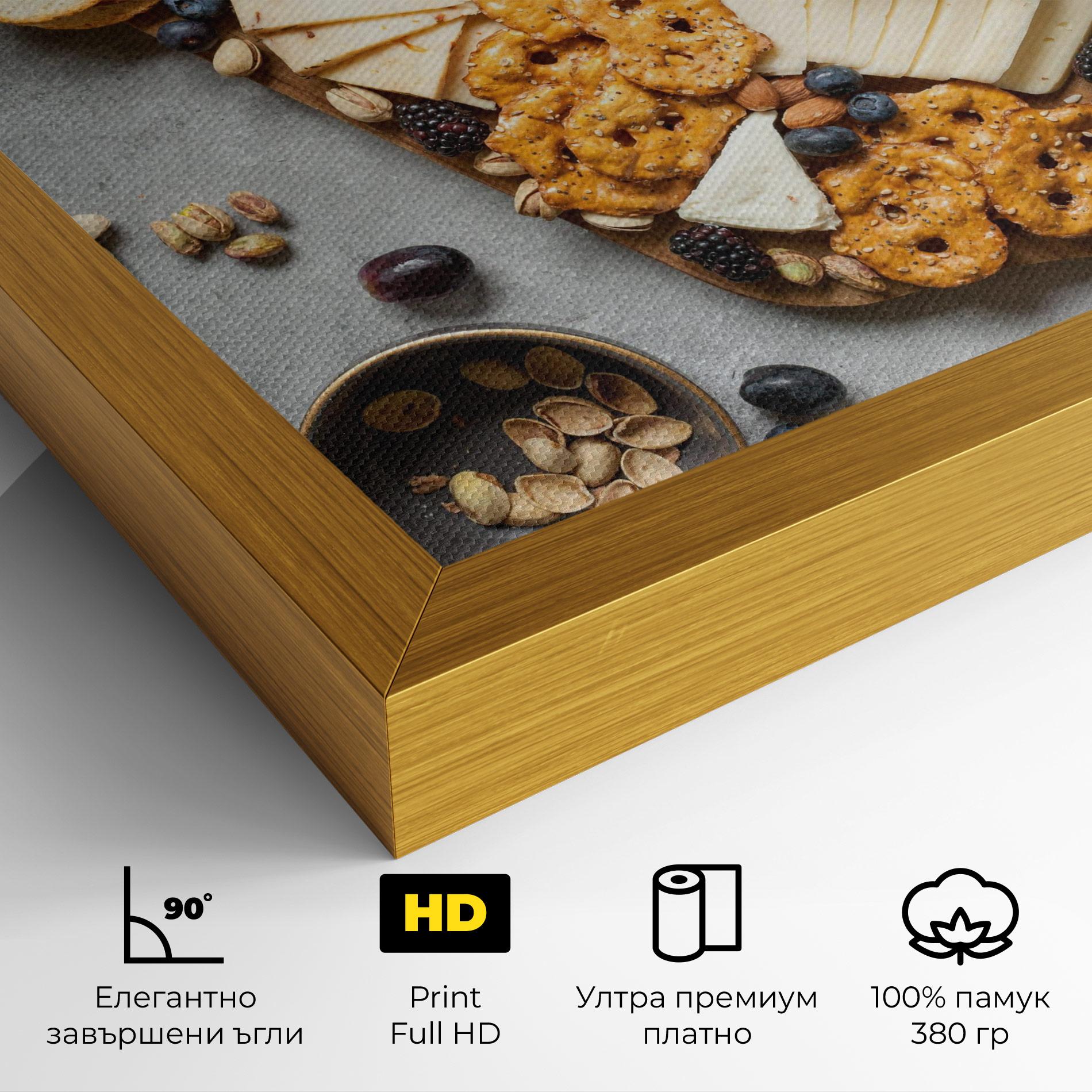Картина на платно Appetizers mockup 4